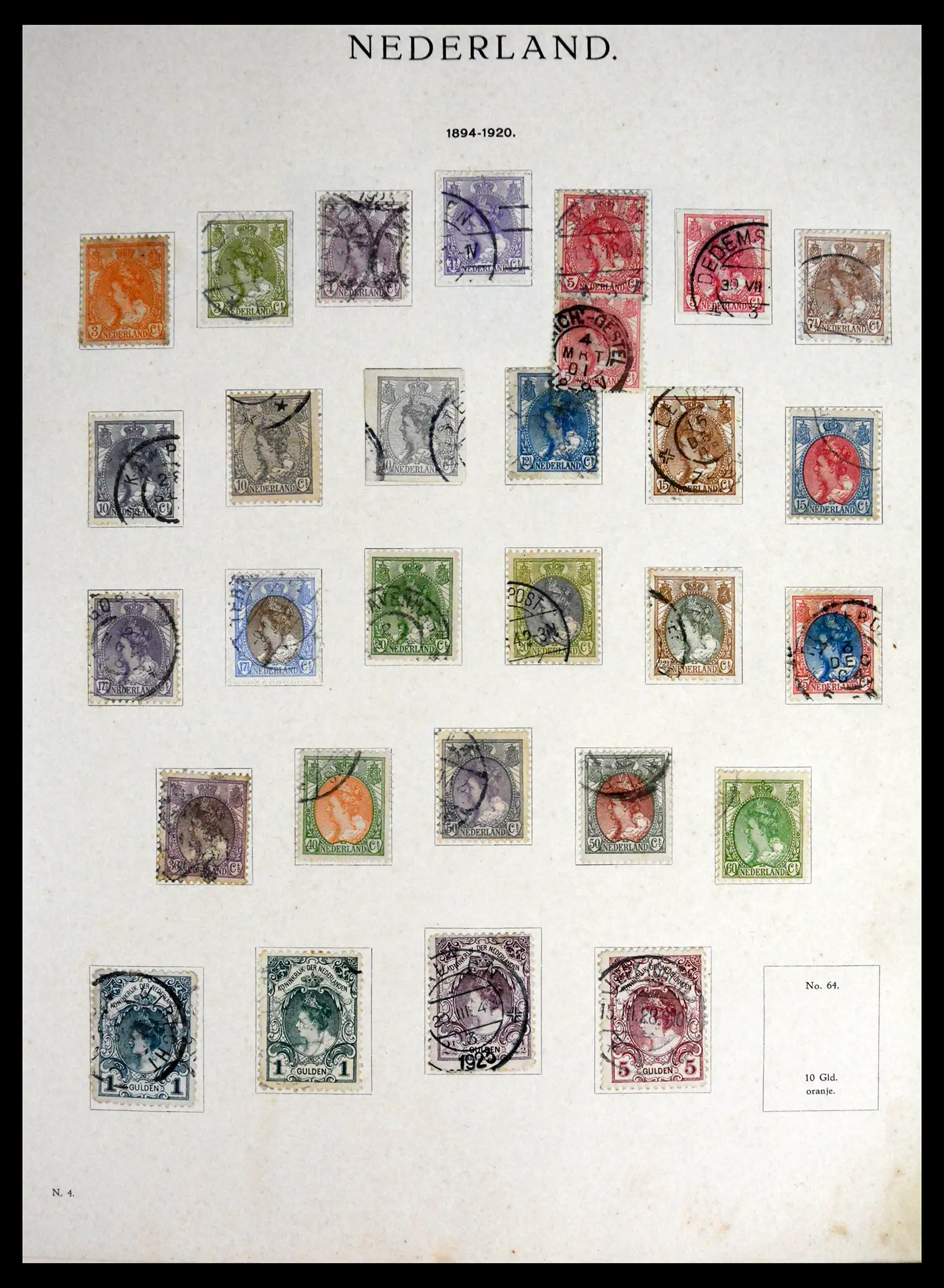 41689 0005 - Stamp collection 41689 Netherlands 1852-1970.