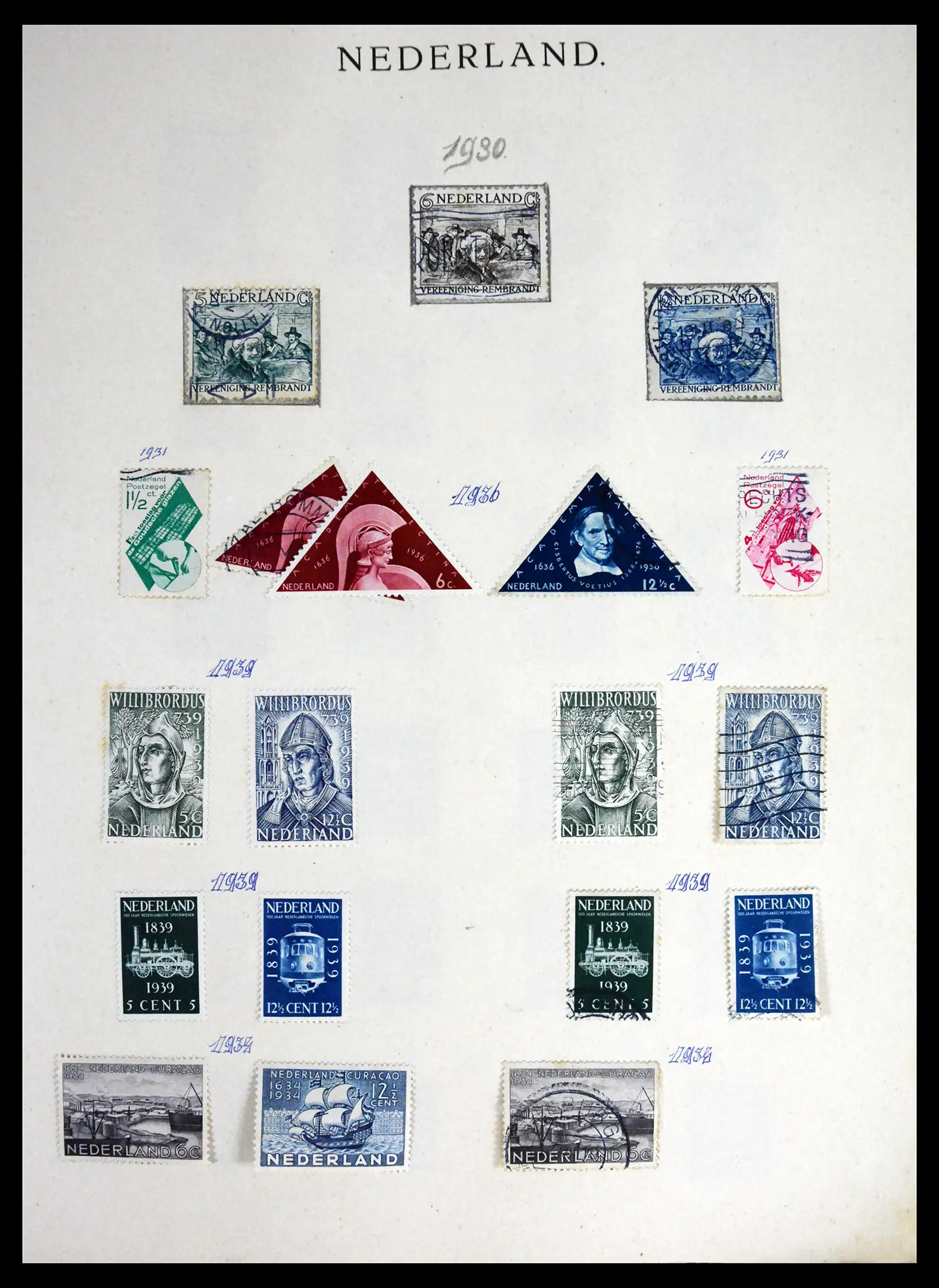 41689 0017 - Stamp collection 41689 Netherlands 1852-1970.