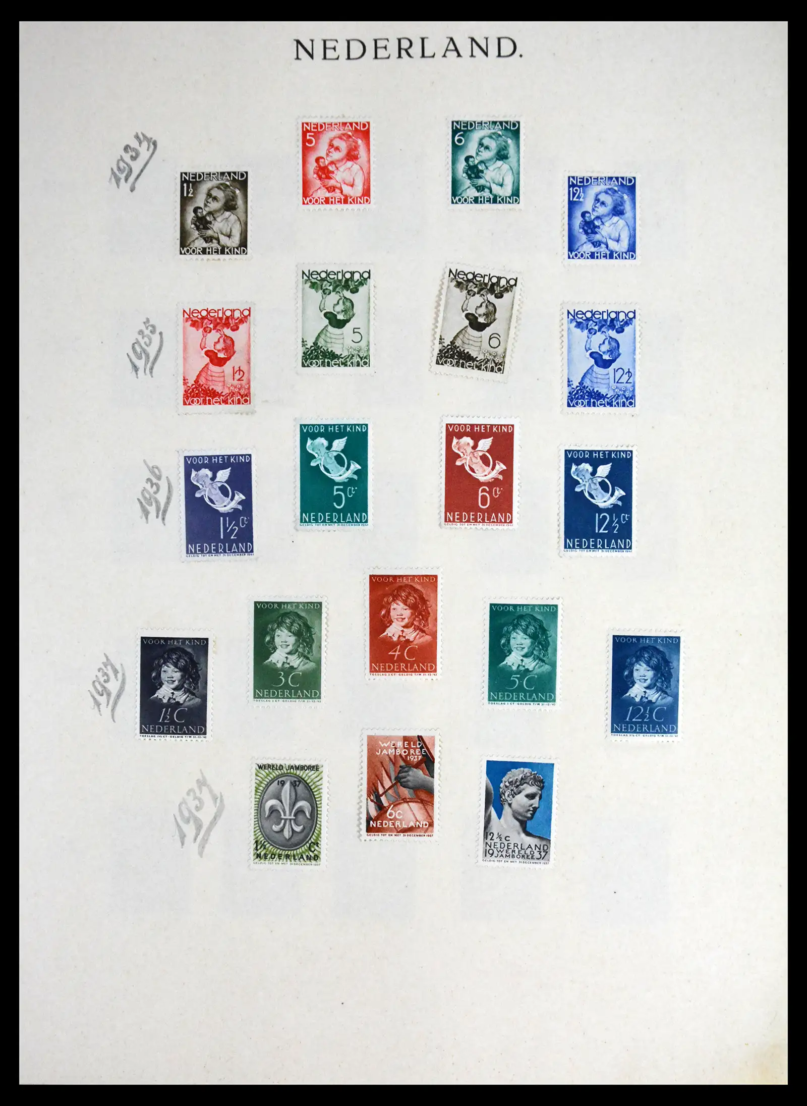 41689 0022 - Stamp collection 41689 Netherlands 1852-1970.