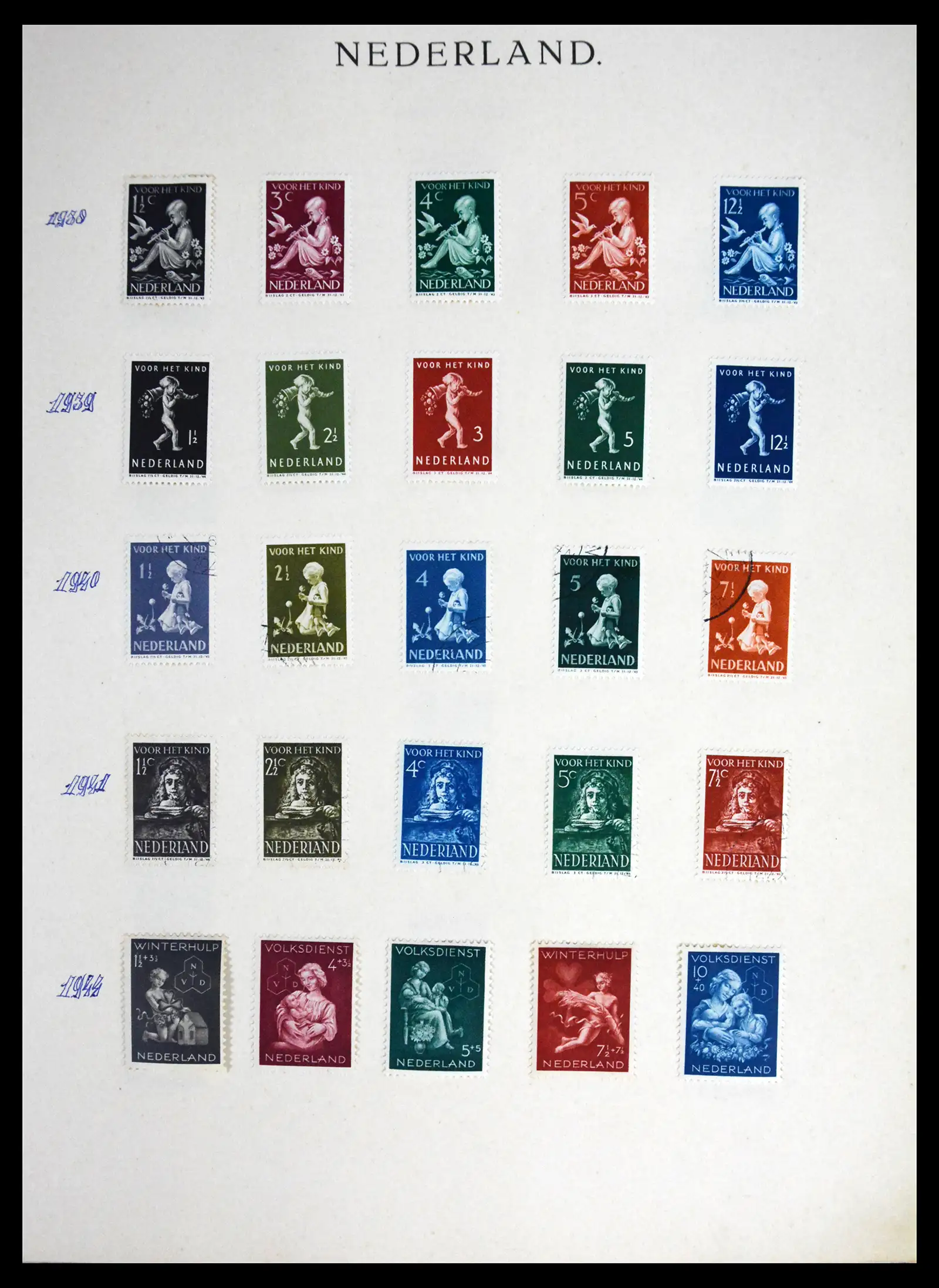 41689 0023 - Stamp collection 41689 Netherlands 1852-1970.