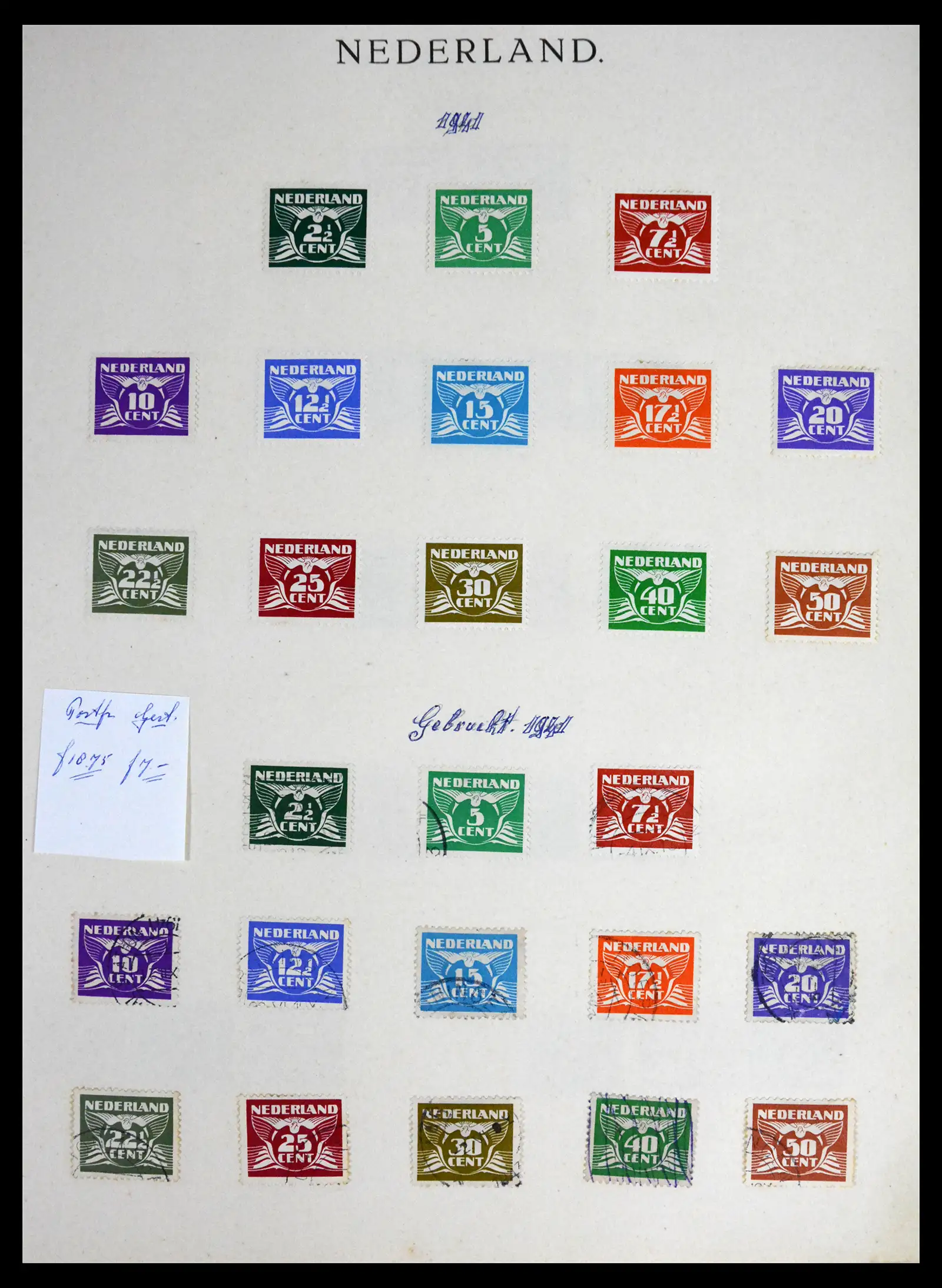 41689 0028 - Stamp collection 41689 Netherlands 1852-1970.