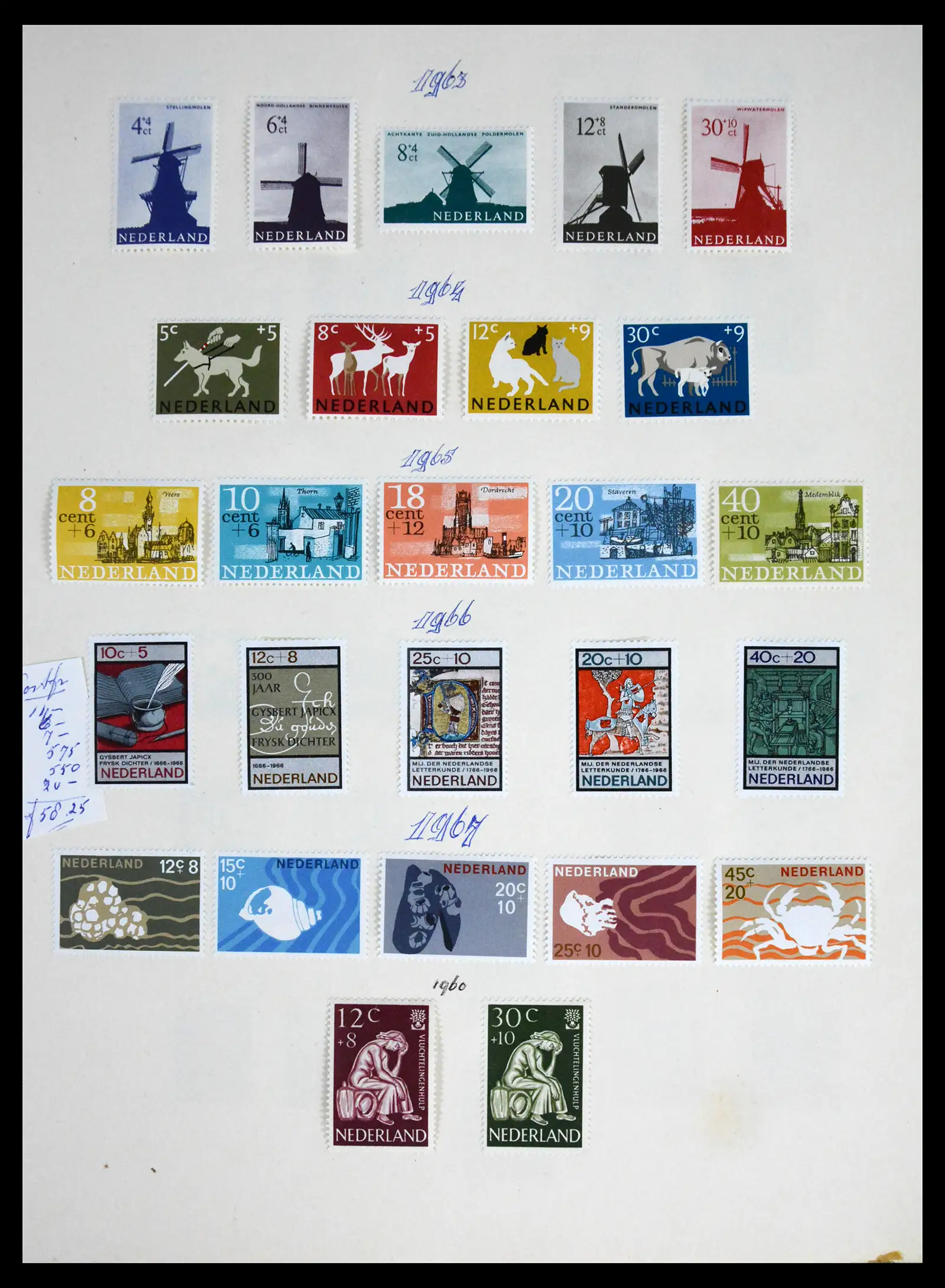 41689 0051 - Stamp collection 41689 Netherlands 1852-1970.