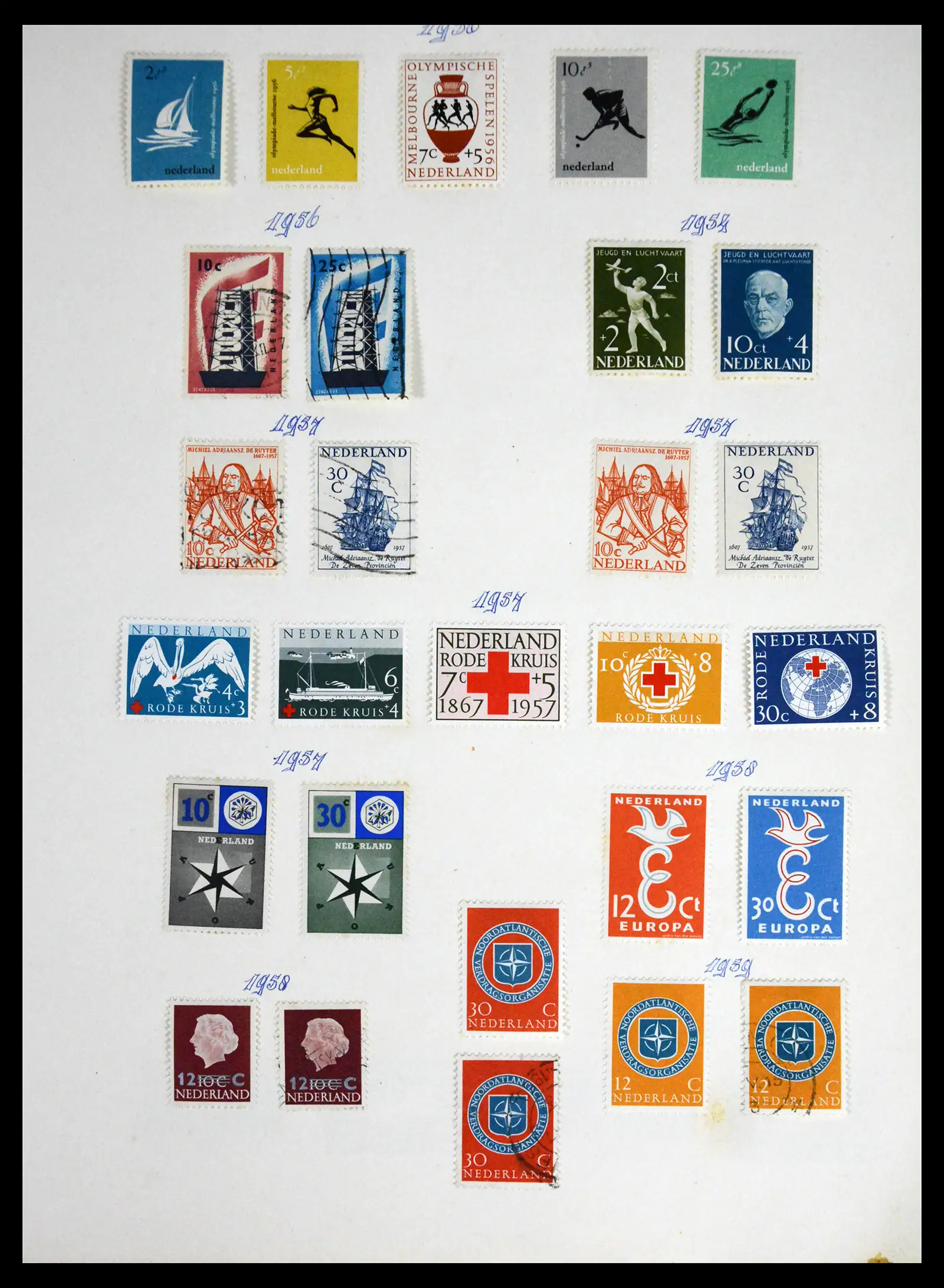 41689 0052 - Stamp collection 41689 Netherlands 1852-1970.