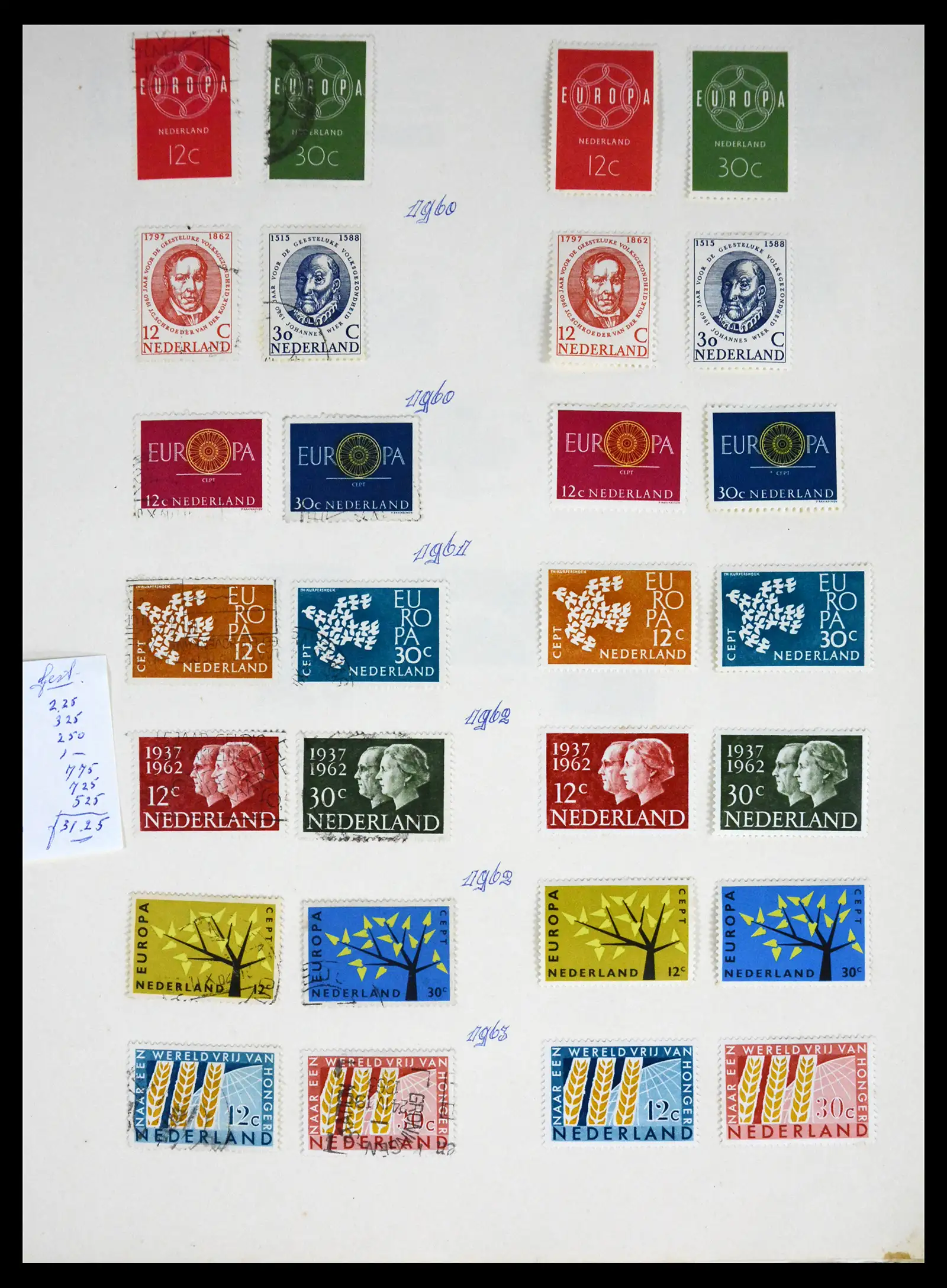 41689 0054 - Stamp collection 41689 Netherlands 1852-1970.