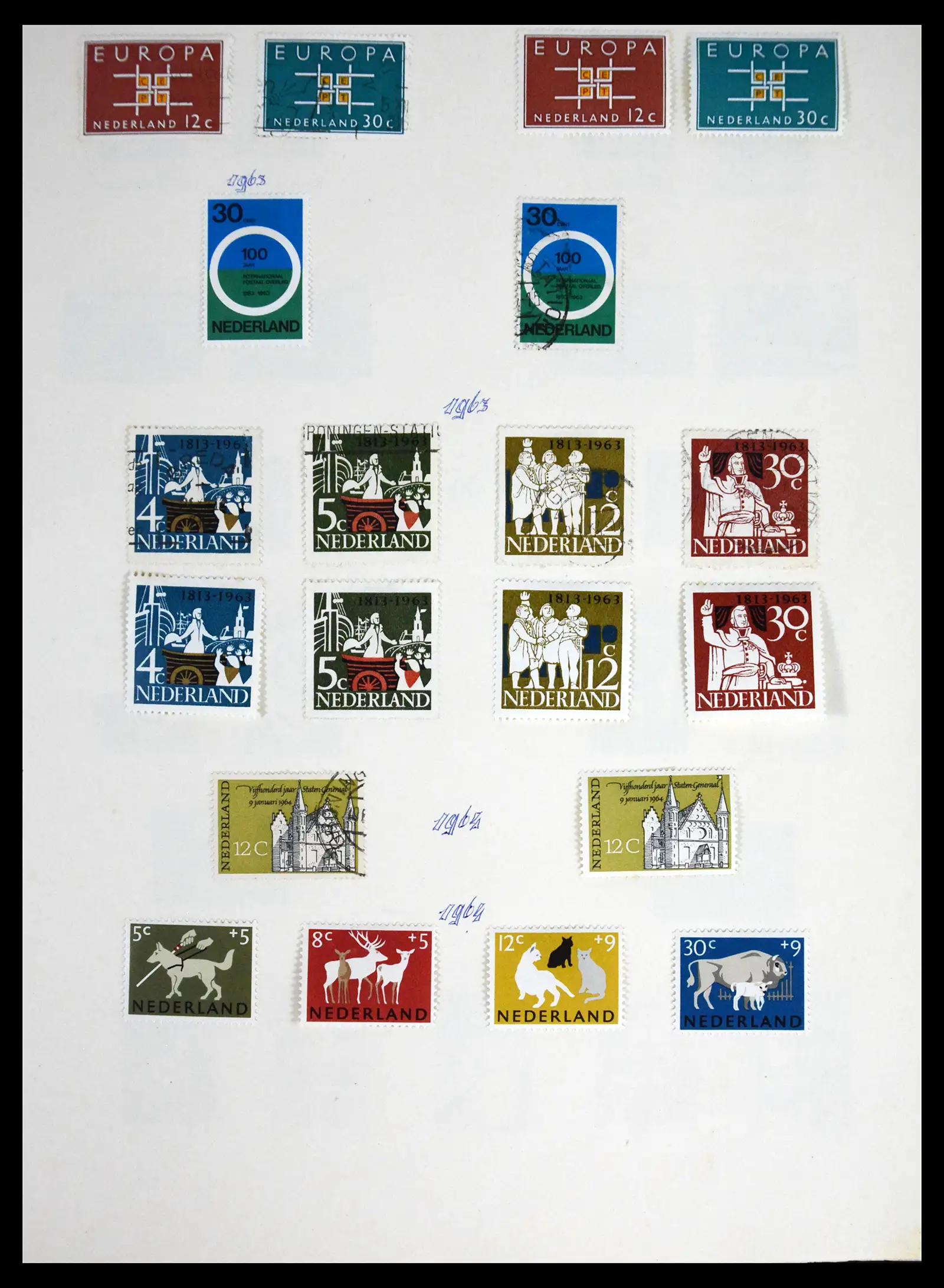 41689 0056 - Stamp collection 41689 Netherlands 1852-1970.