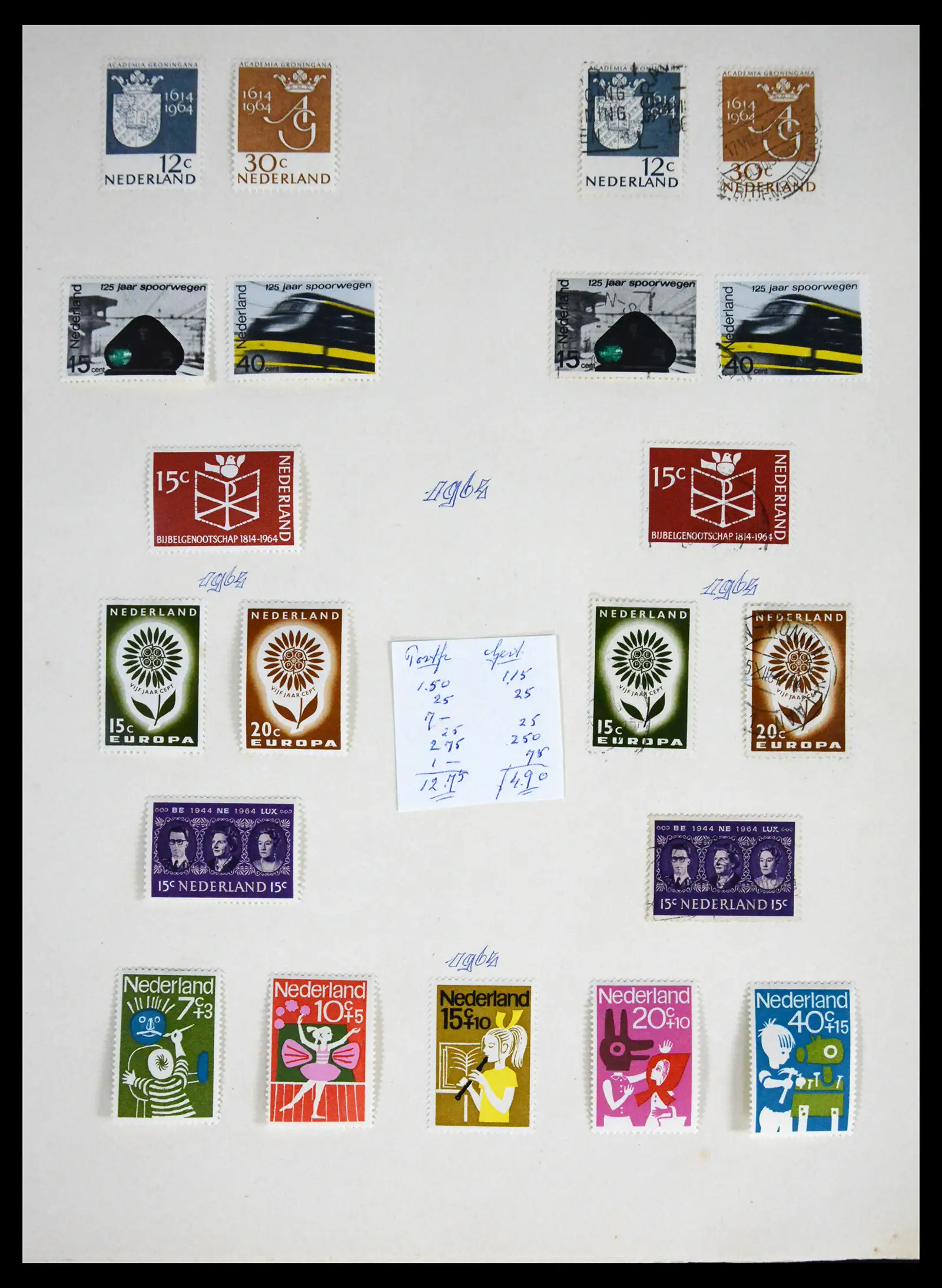 41689 0057 - Stamp collection 41689 Netherlands 1852-1970.