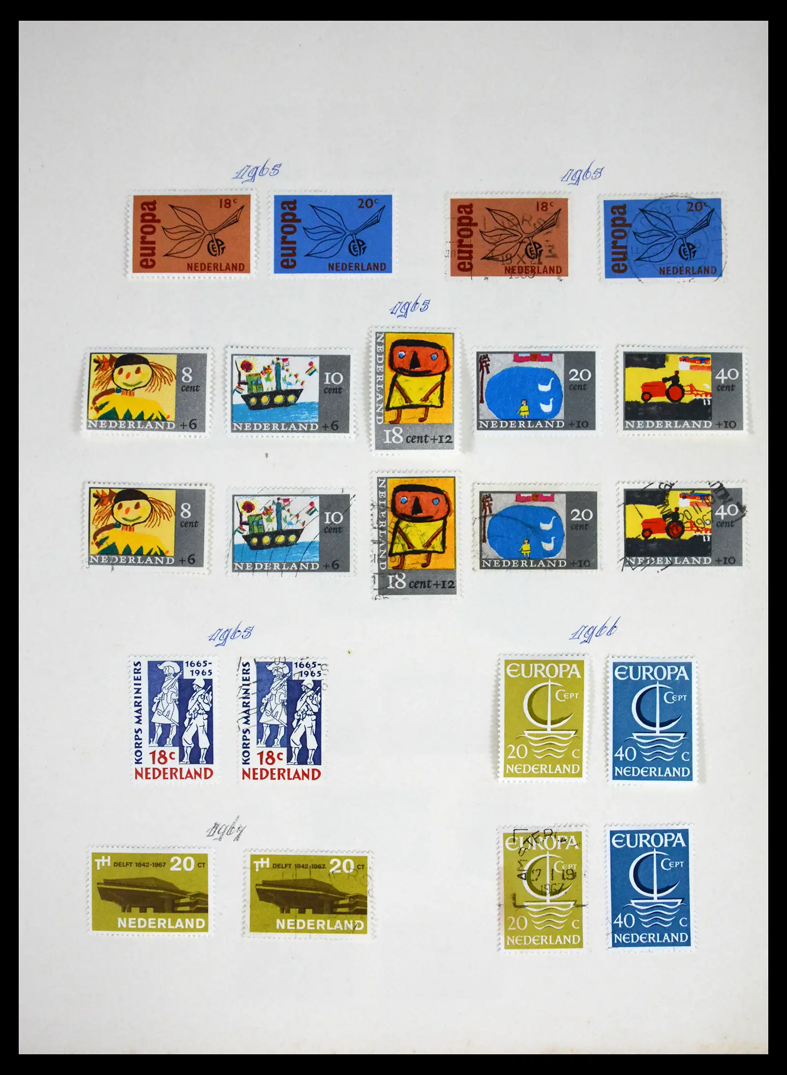 41689 0060 - Stamp collection 41689 Netherlands 1852-1970.