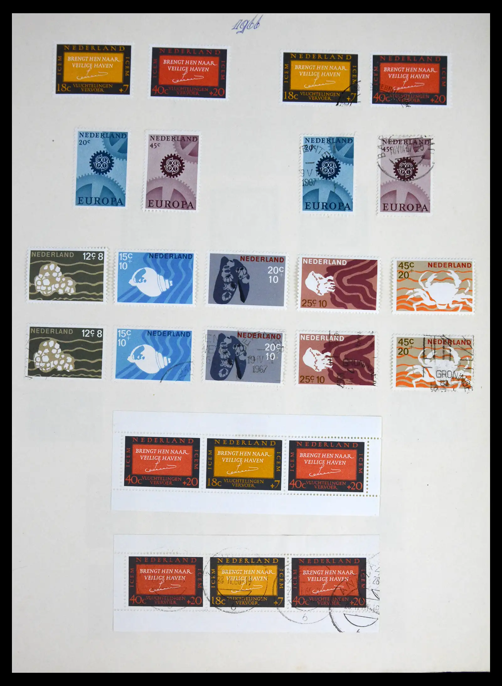 41689 0062 - Stamp collection 41689 Netherlands 1852-1970.