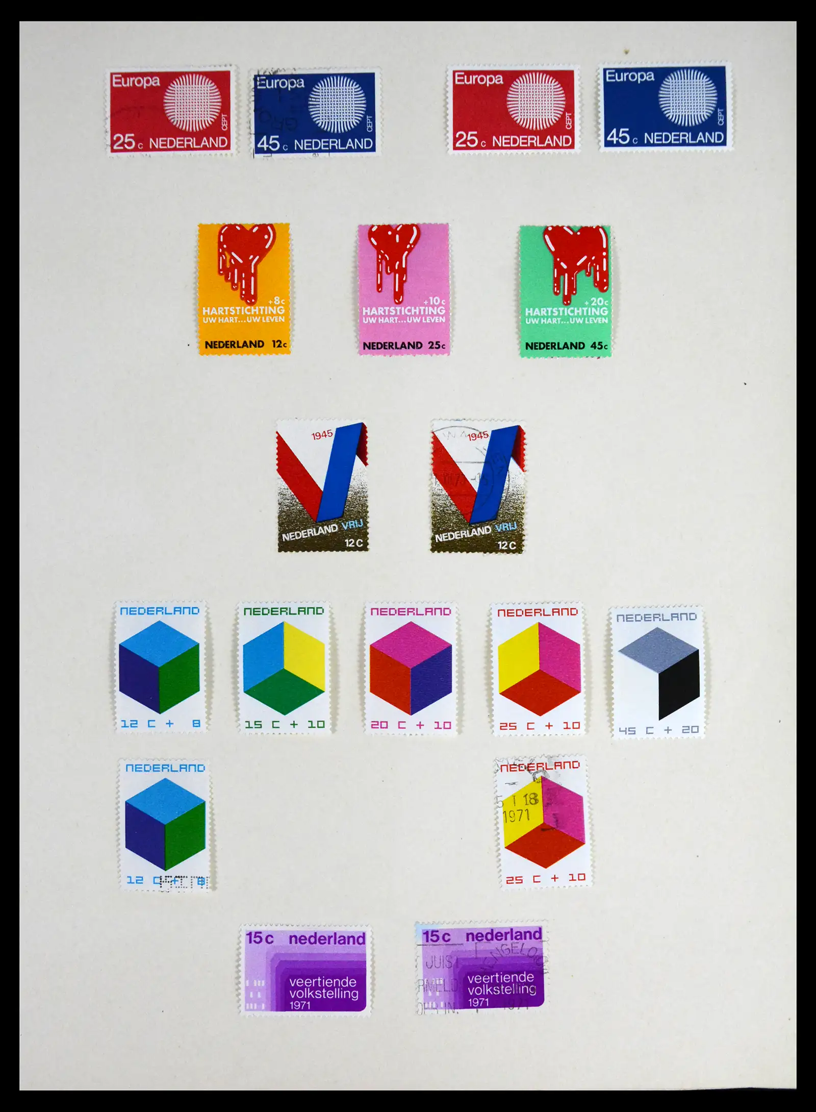 41689 0069 - Stamp collection 41689 Netherlands 1852-1970.