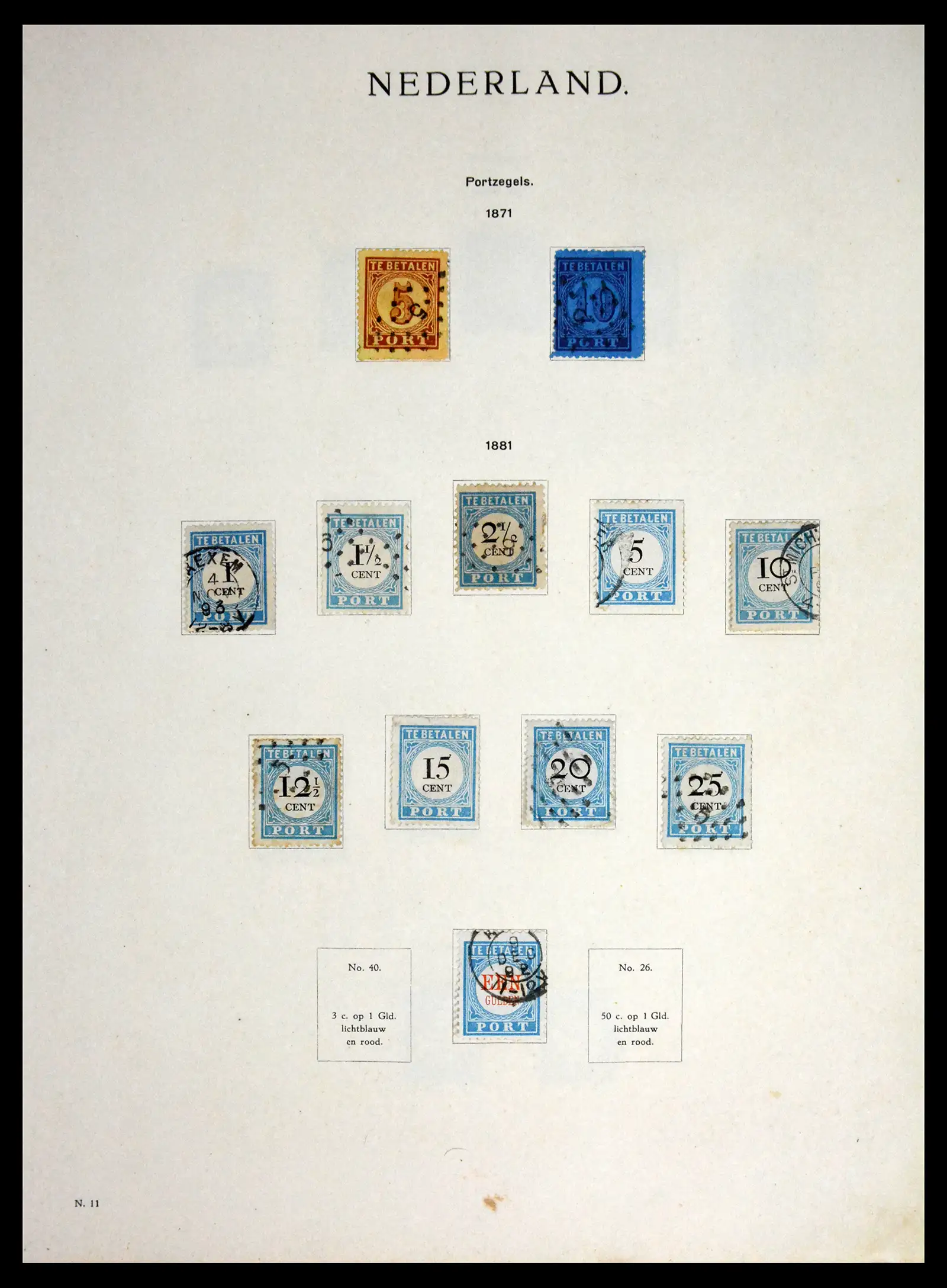 41689 0071 - Stamp collection 41689 Netherlands 1852-1970.