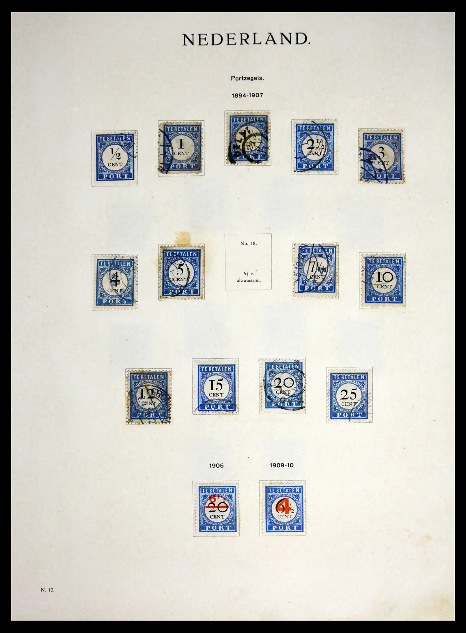 41689 0072 - Stamp collection 41689 Netherlands 1852-1970.