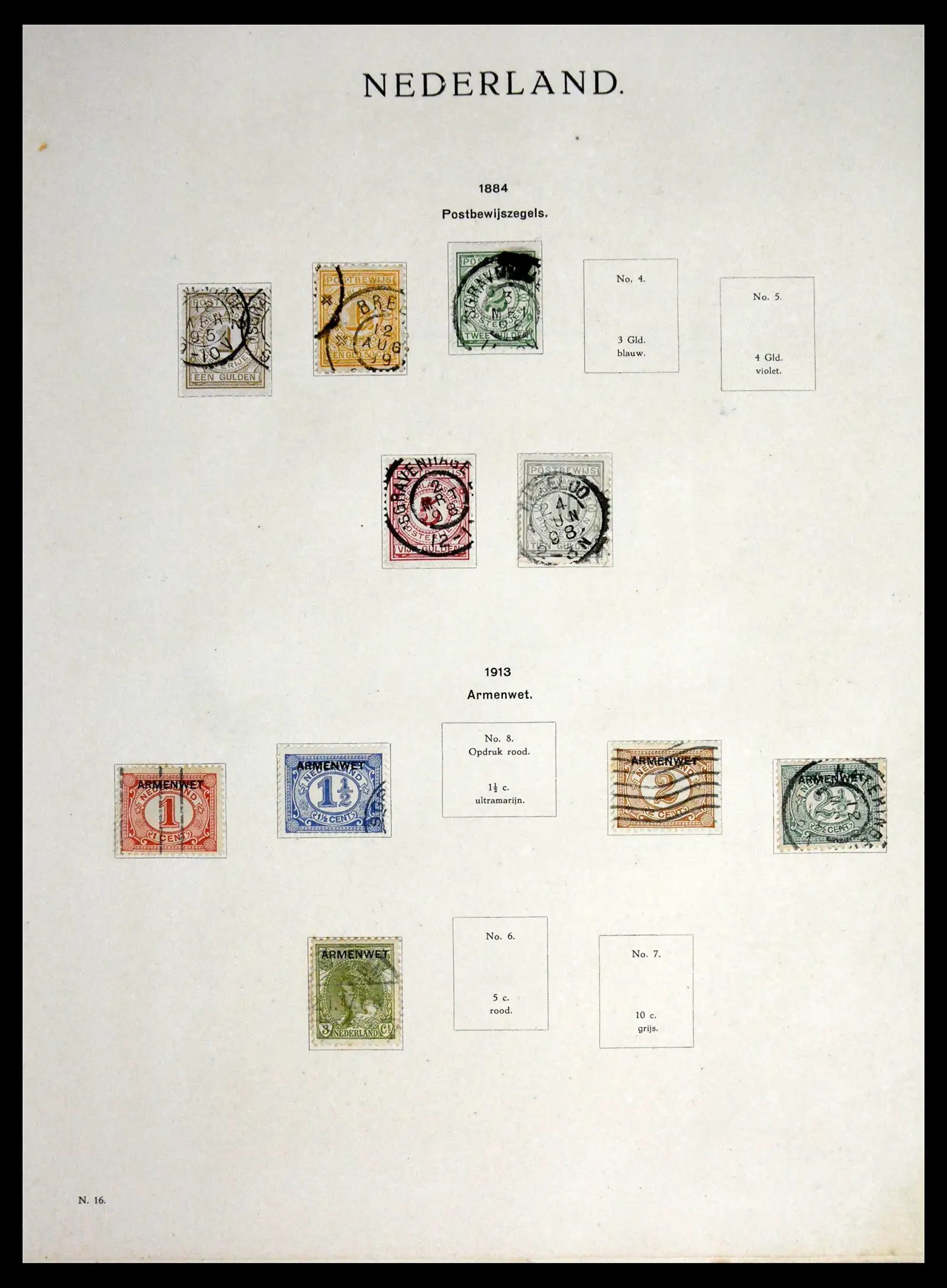 41689 0079 - Stamp collection 41689 Netherlands 1852-1970.