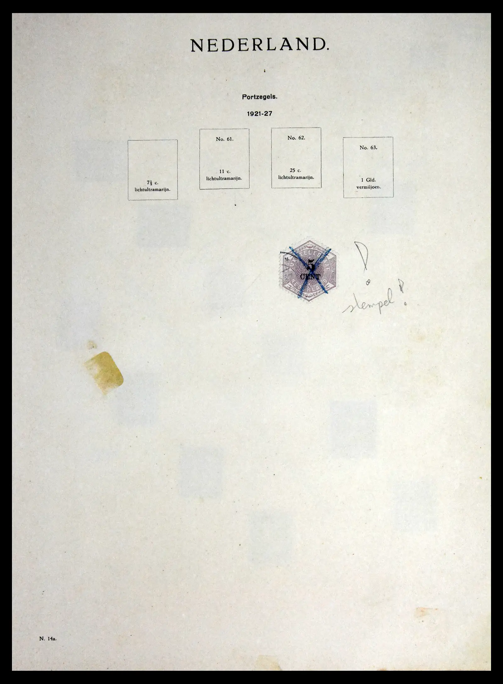 41689 0080 - Stamp collection 41689 Netherlands 1852-1970.