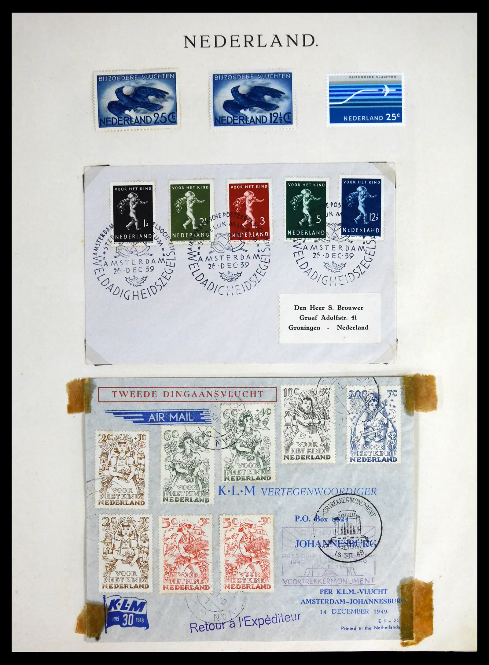 41689 0092 - Stamp collection 41689 Netherlands 1852-1970.