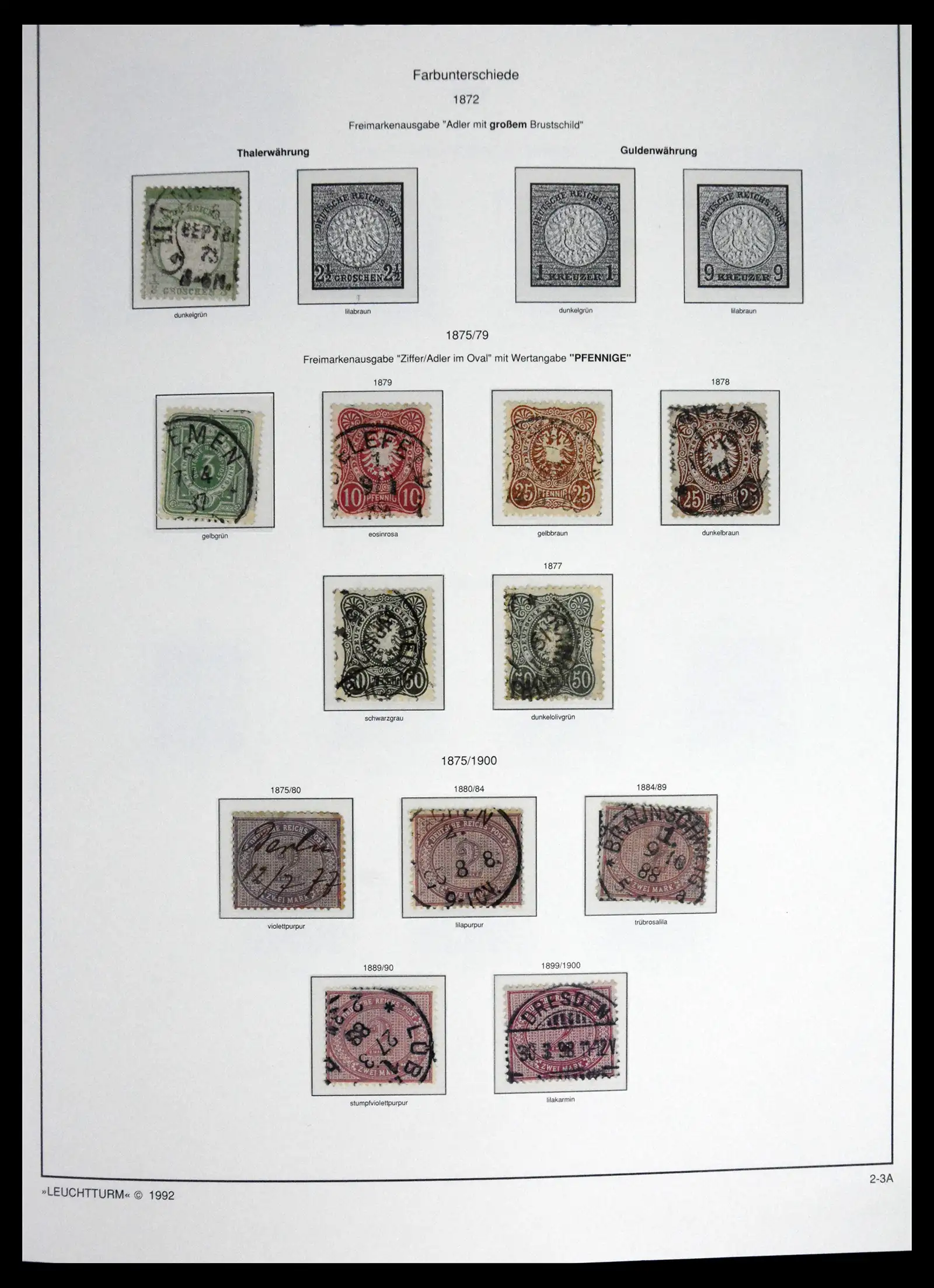 41690 0005 - Stamp collection 41690 Germany Reich used 1872-1945.