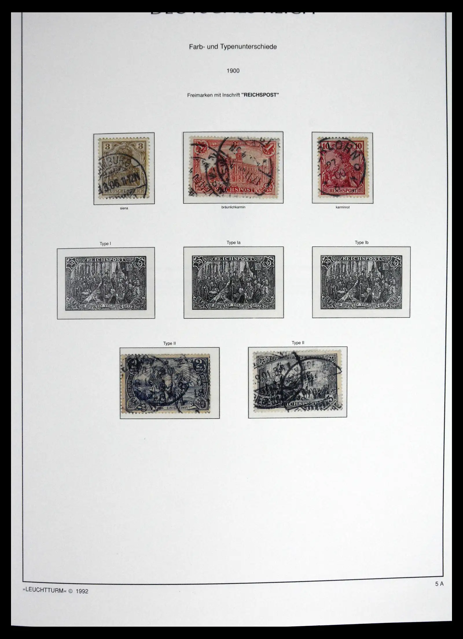 41690 0009 - Stamp collection 41690 Germany Reich used 1872-1945.