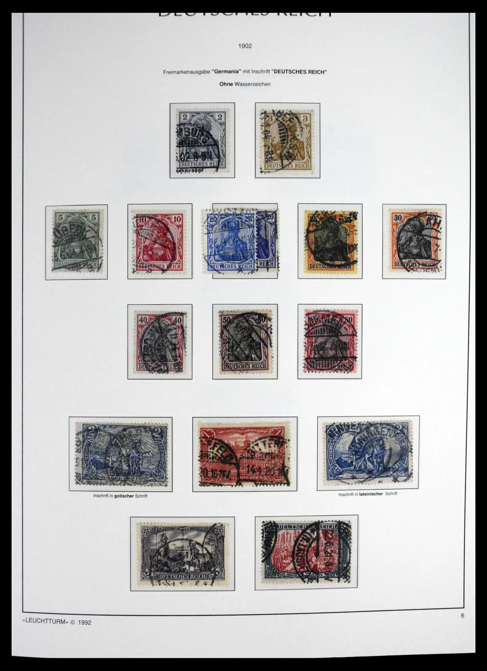 41690 0010 - Stamp collection 41690 Germany Reich used 1872-1945.