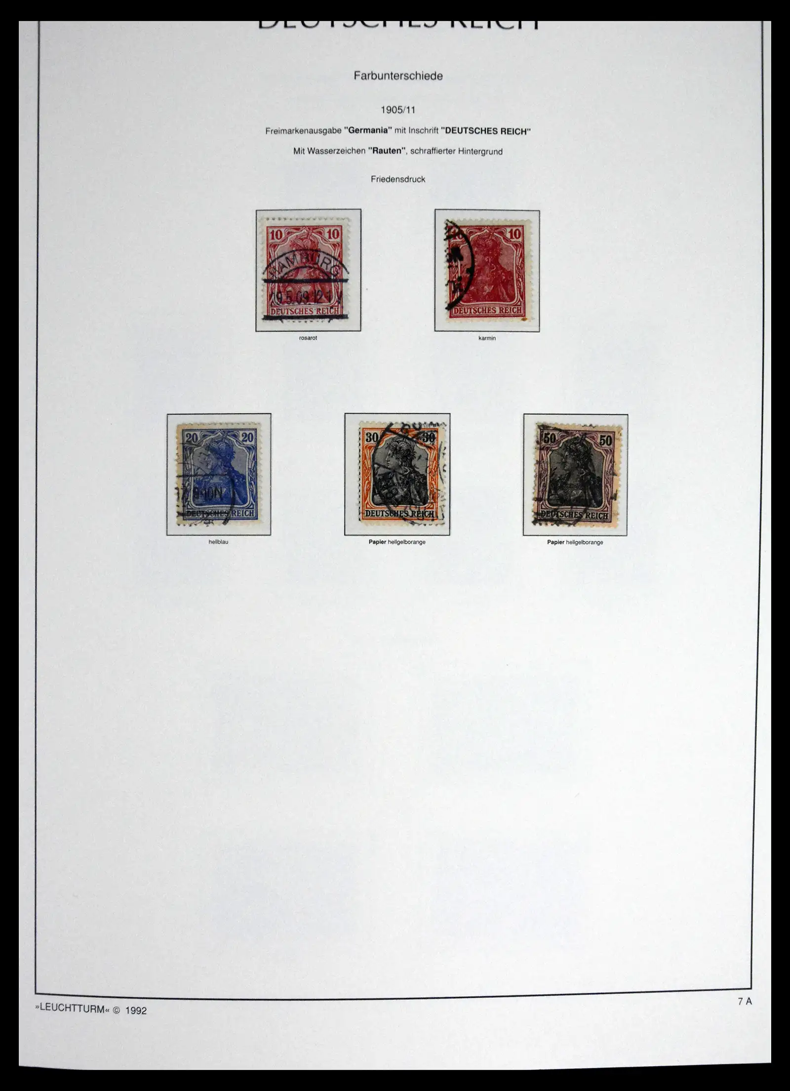 41690 0013 - Stamp collection 41690 Germany Reich used 1872-1945.