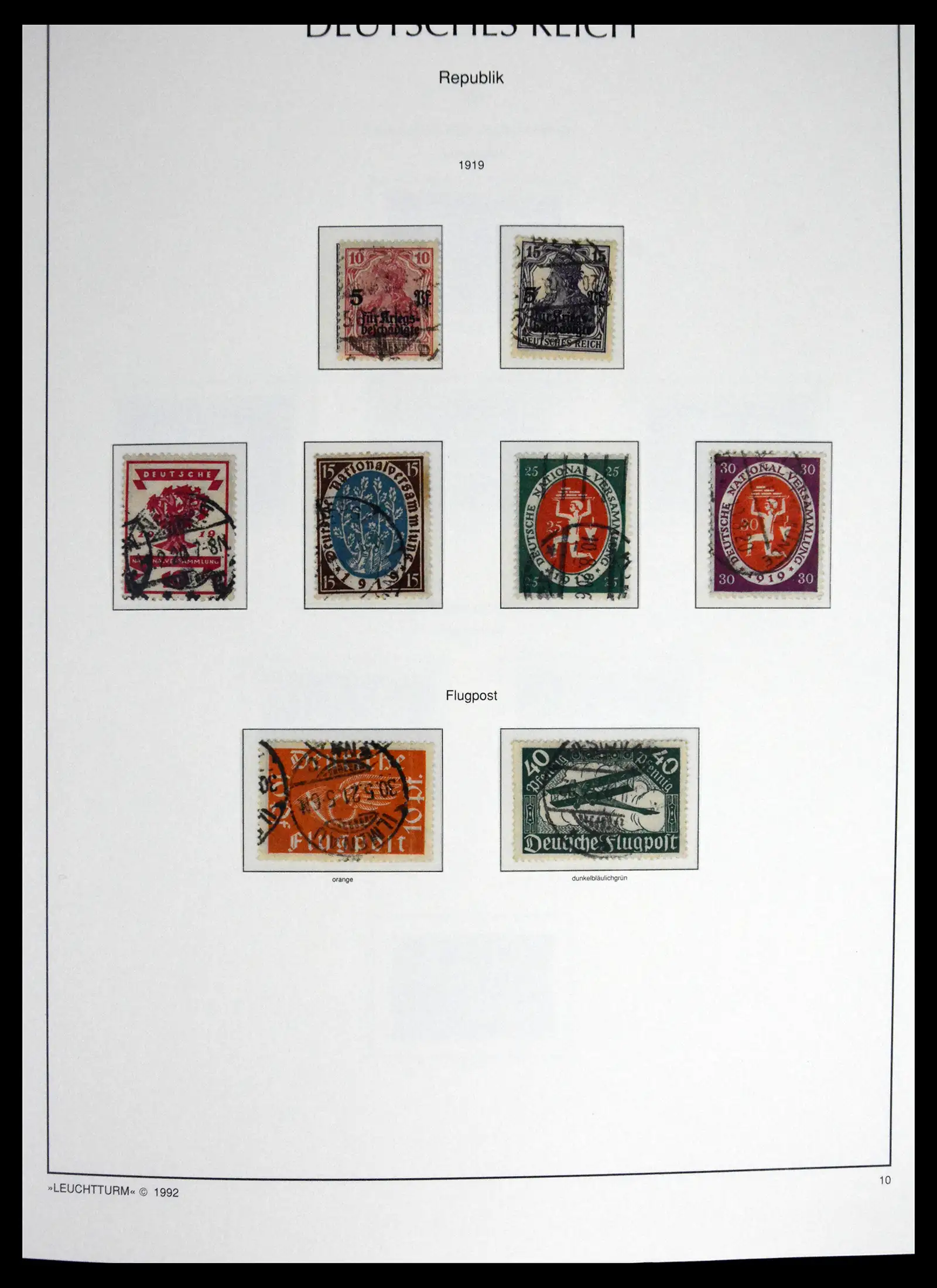 41690 0019 - Stamp collection 41690 Germany Reich used 1872-1945.