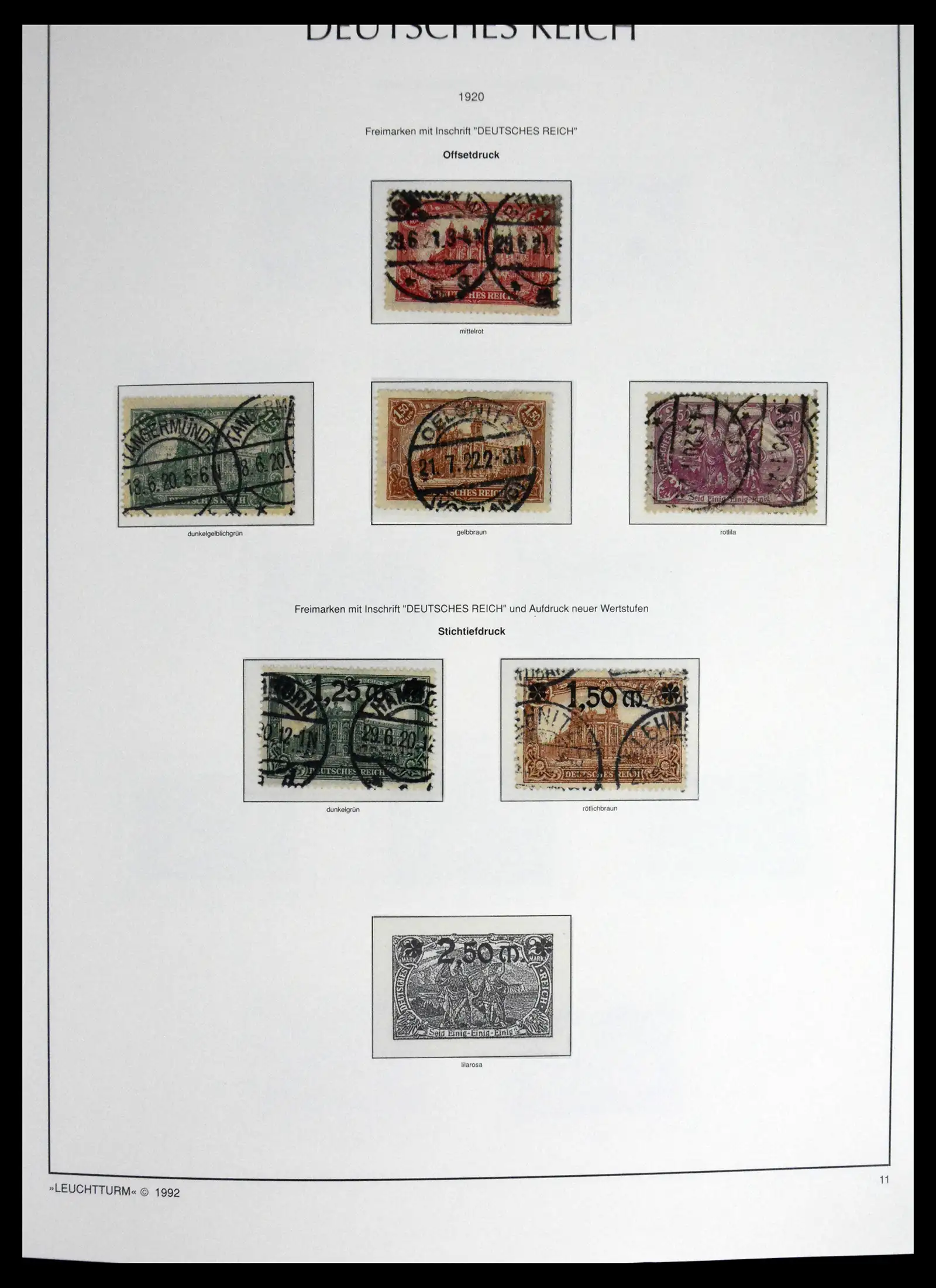 41690 0020 - Stamp collection 41690 Germany Reich used 1872-1945.