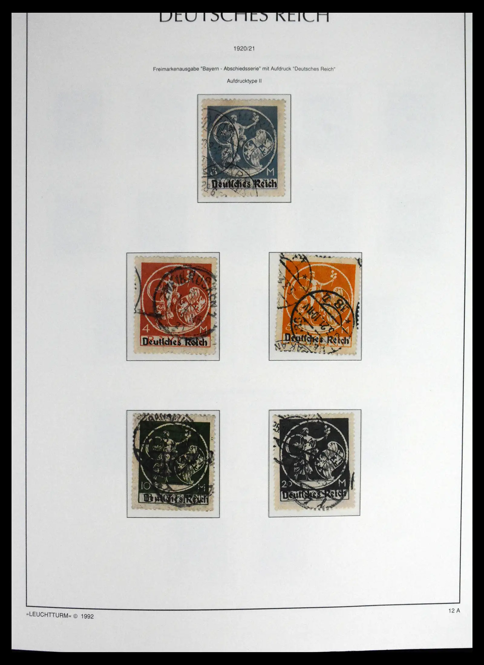 41690 0023 - Stamp collection 41690 Germany Reich used 1872-1945.