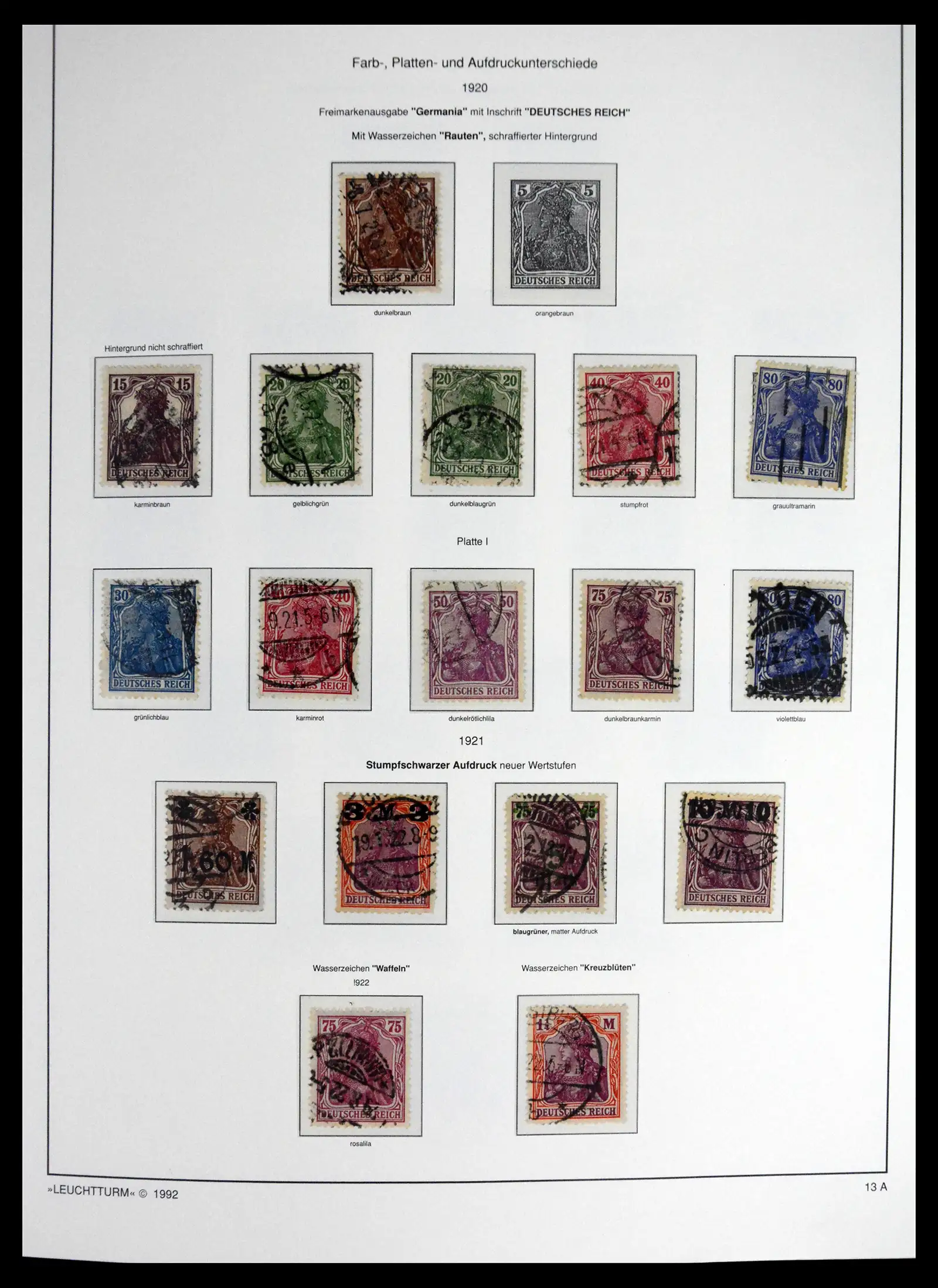 41690 0025 - Stamp collection 41690 Germany Reich used 1872-1945.