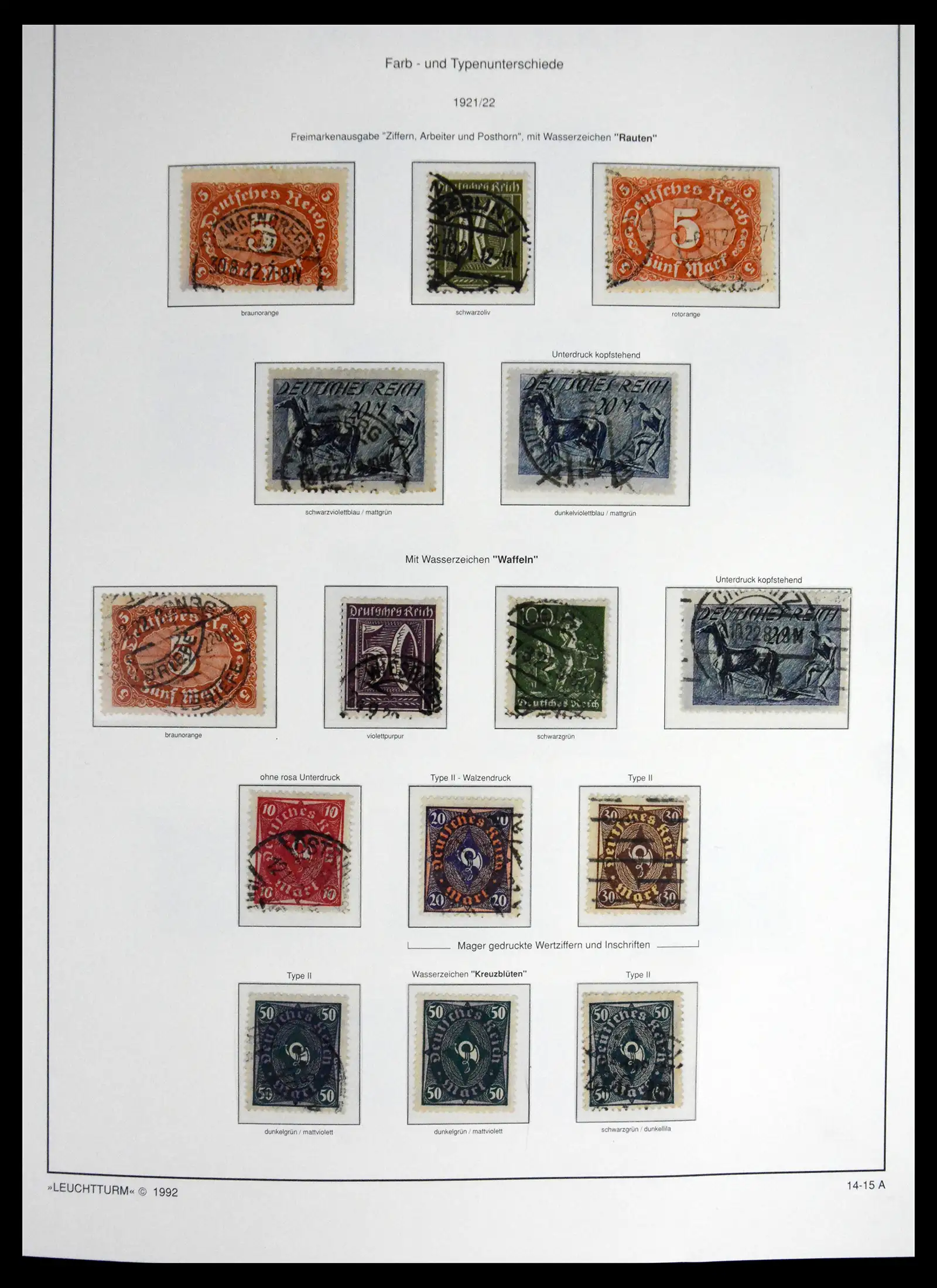 41690 0028 - Stamp collection 41690 Germany Reich used 1872-1945.