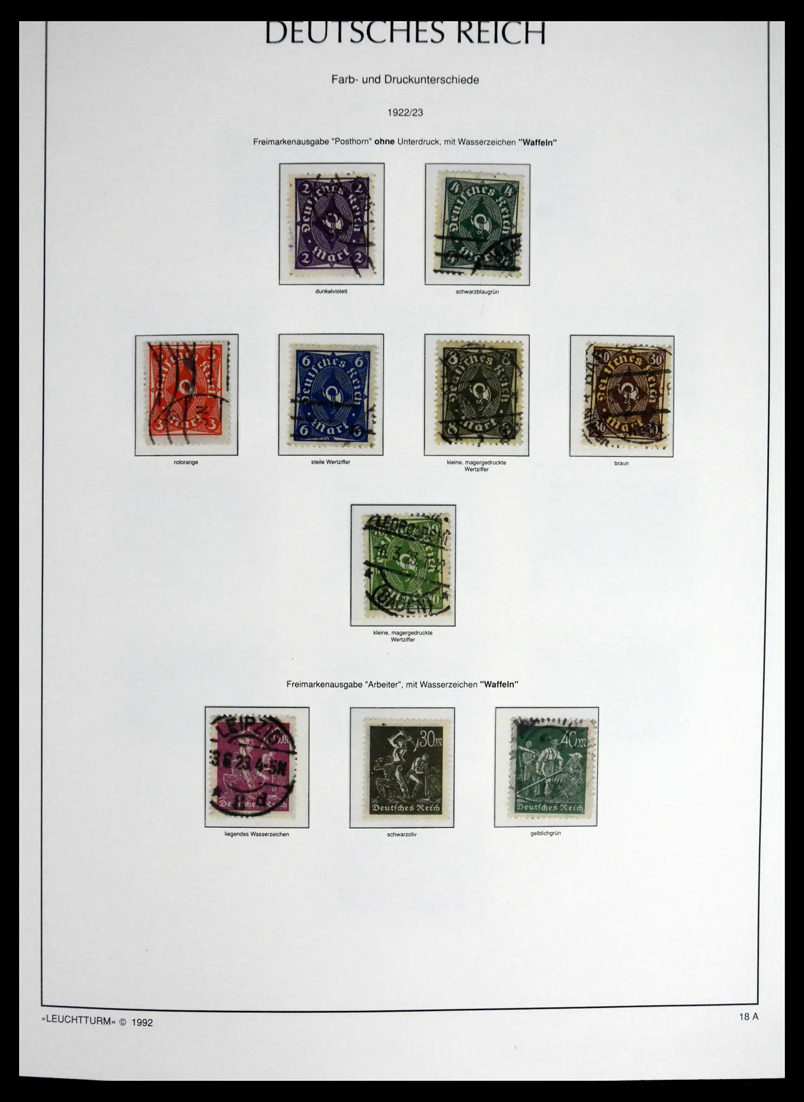 41690 0033 - Stamp collection 41690 Germany Reich used 1872-1945.