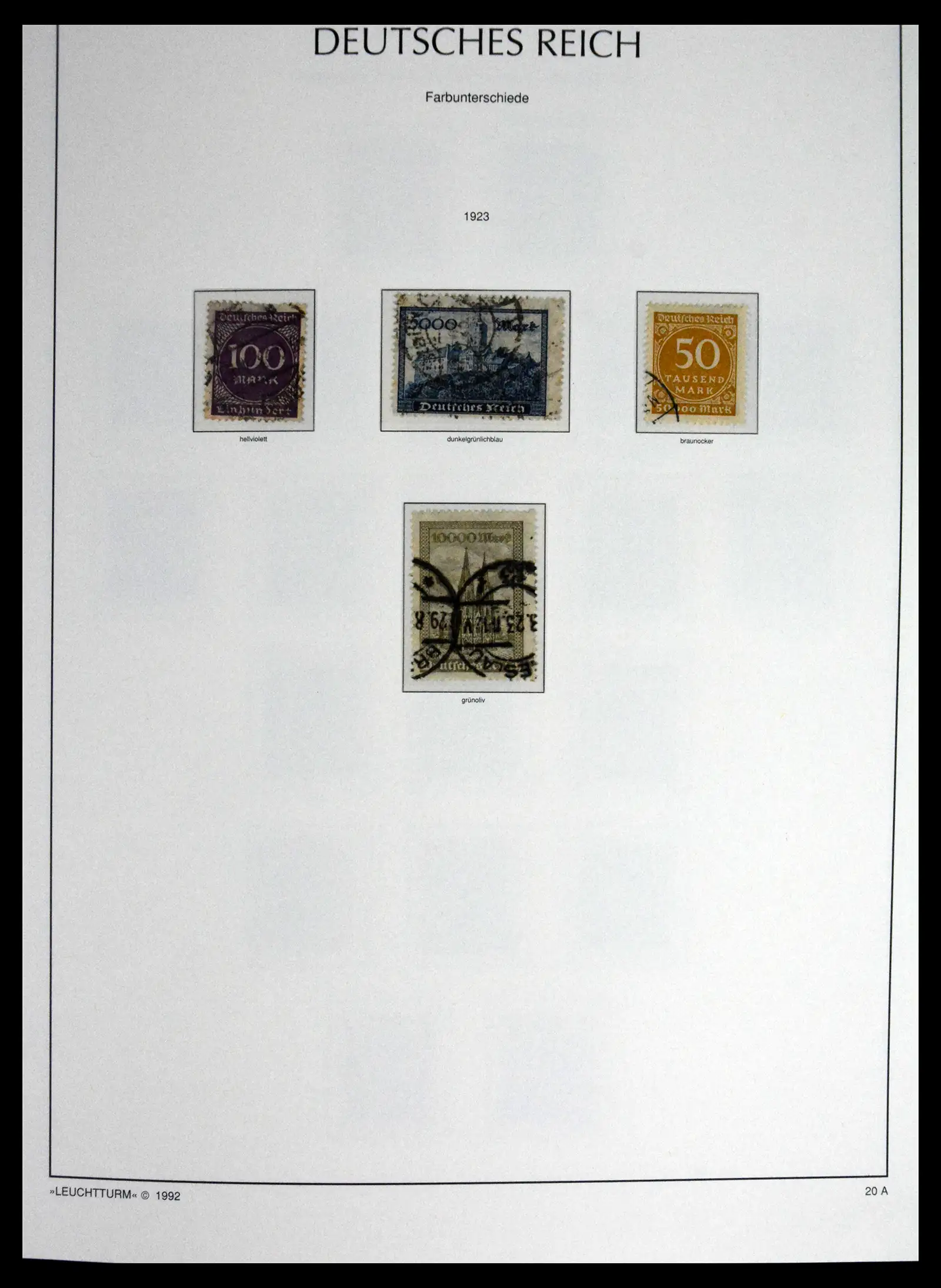 41690 0037 - Stamp collection 41690 Germany Reich used 1872-1945.