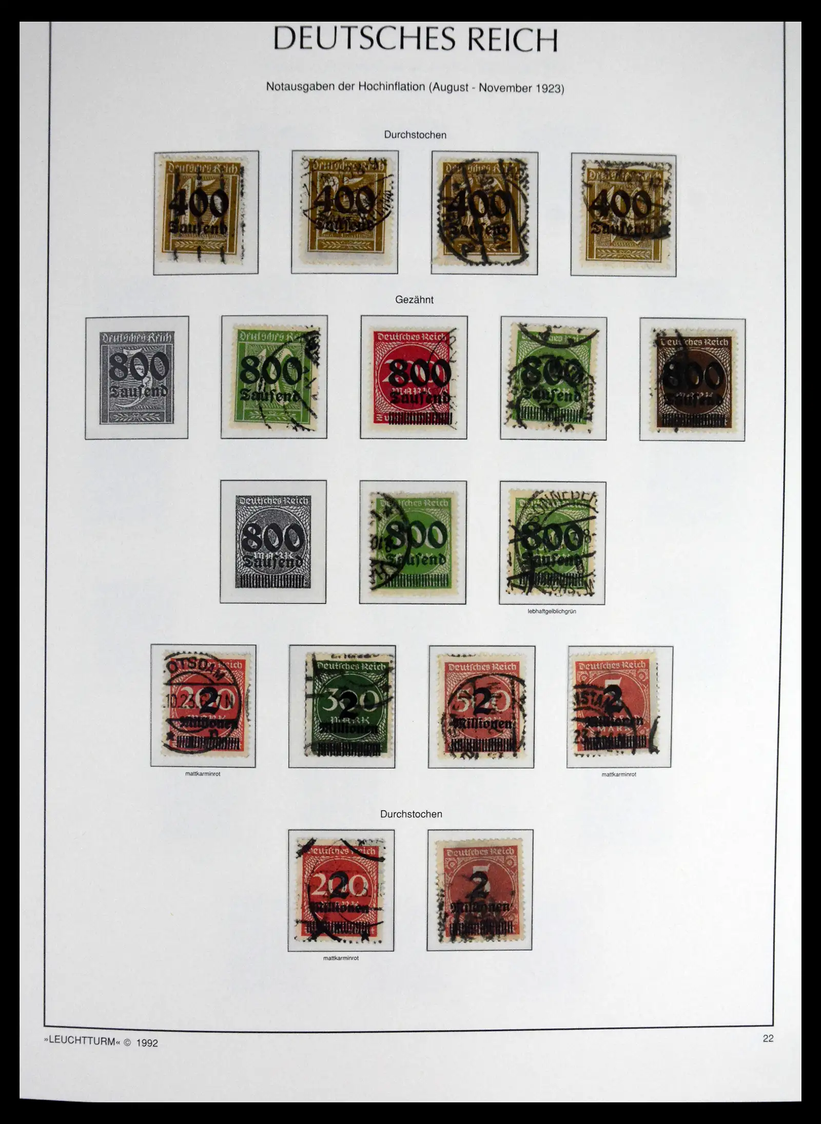 41690 0039 - Stamp collection 41690 Germany Reich used 1872-1945.