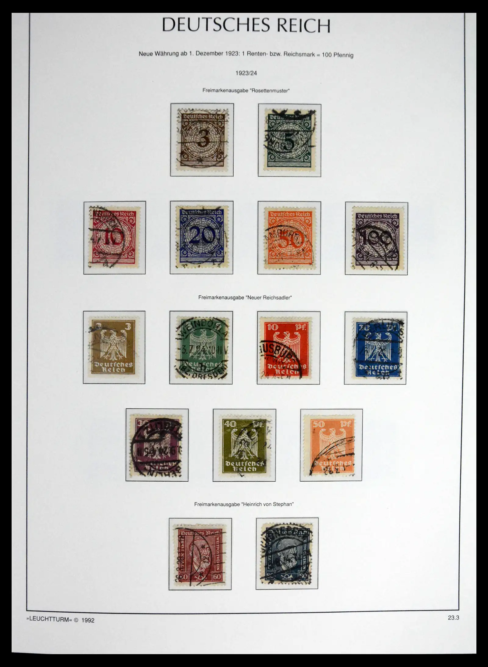 41690 0043 - Stamp collection 41690 Germany Reich used 1872-1945.