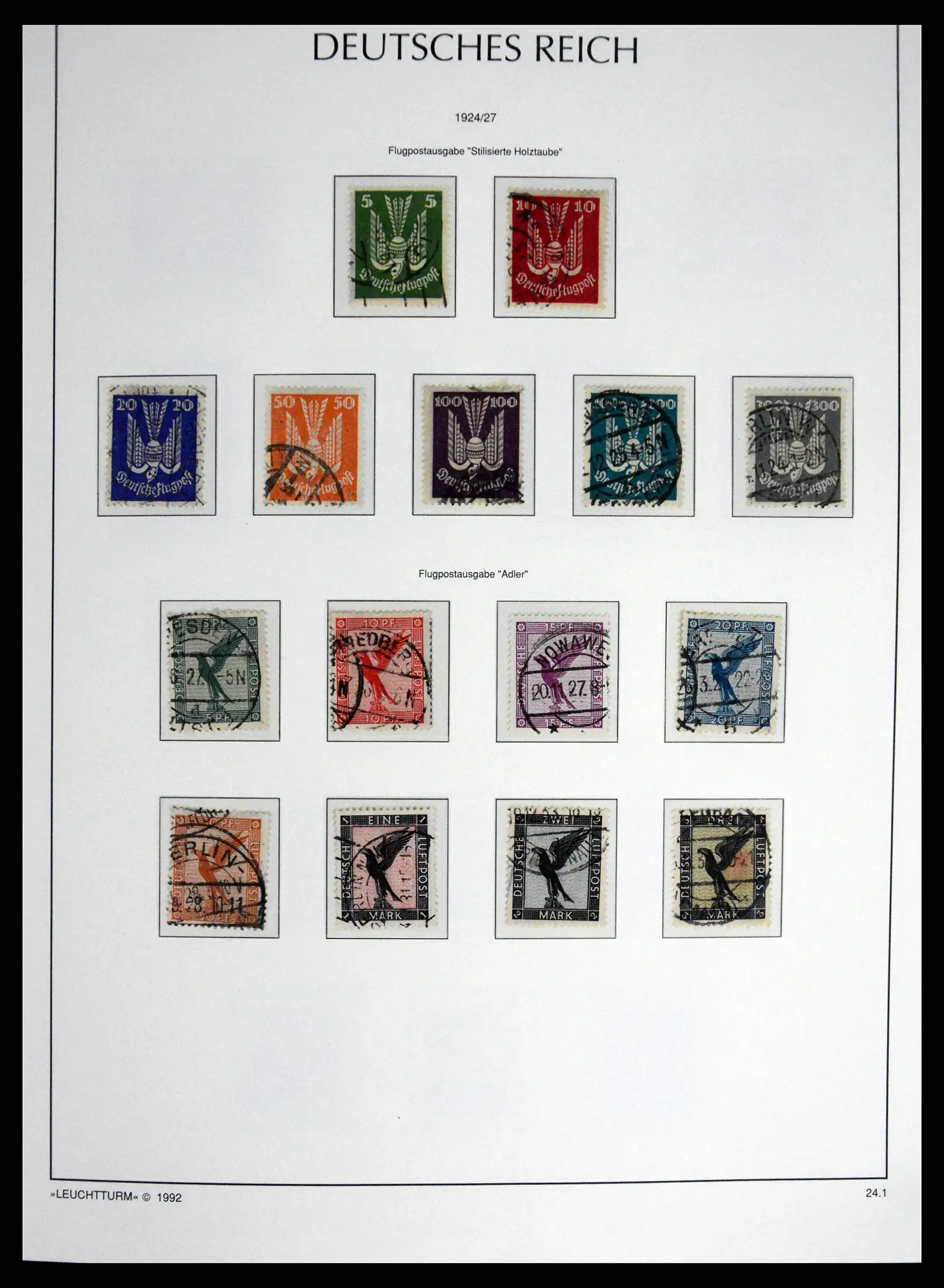 41690 0044 - Stamp collection 41690 Germany Reich used 1872-1945.