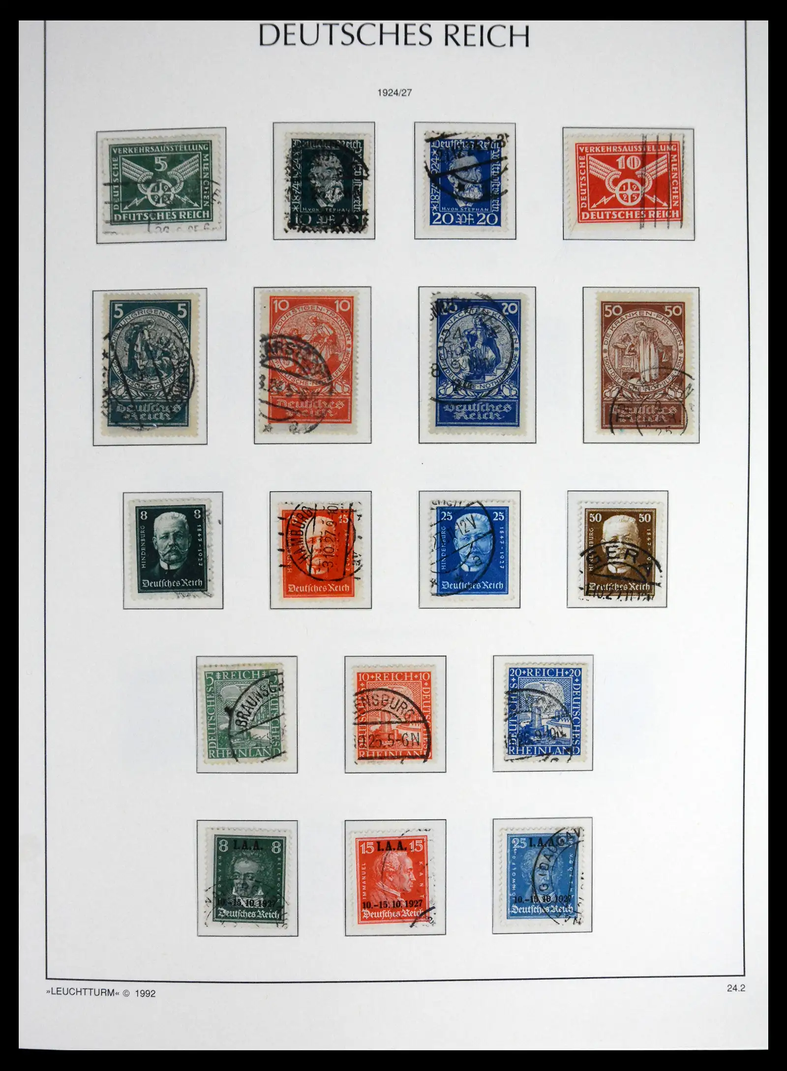 41690 0045 - Stamp collection 41690 Germany Reich used 1872-1945.