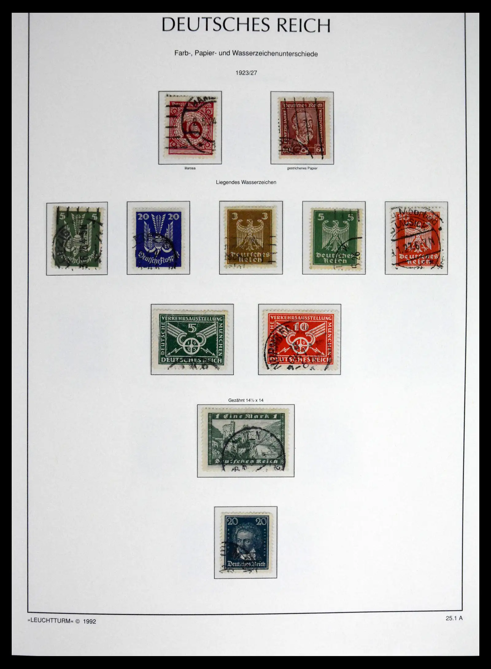 41690 0047 - Stamp collection 41690 Germany Reich used 1872-1945.