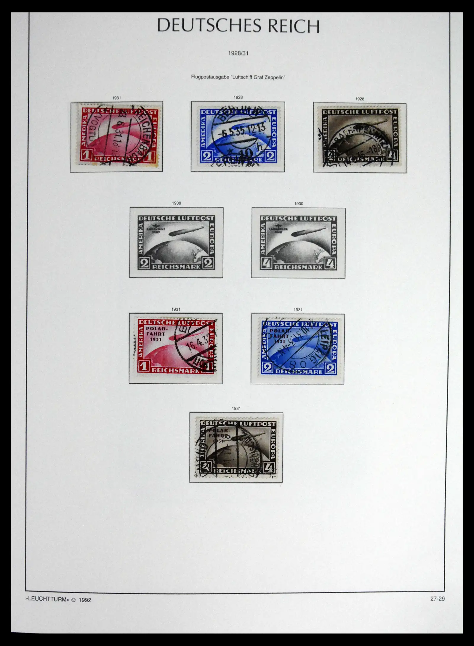 41690 0050 - Stamp collection 41690 Germany Reich used 1872-1945.