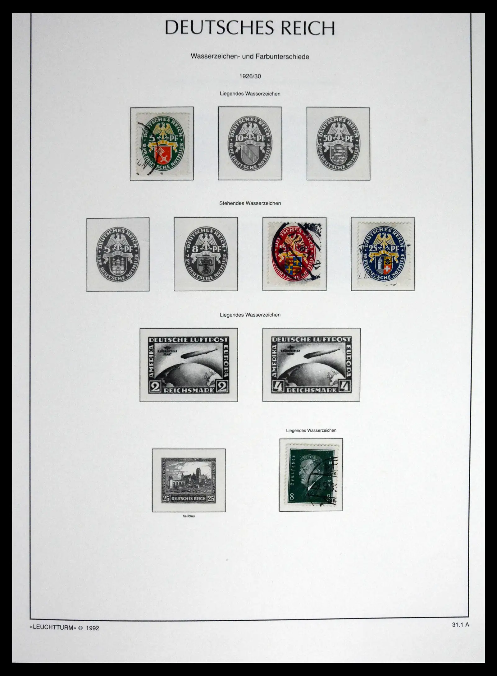 41690 0053 - Stamp collection 41690 Germany Reich used 1872-1945.