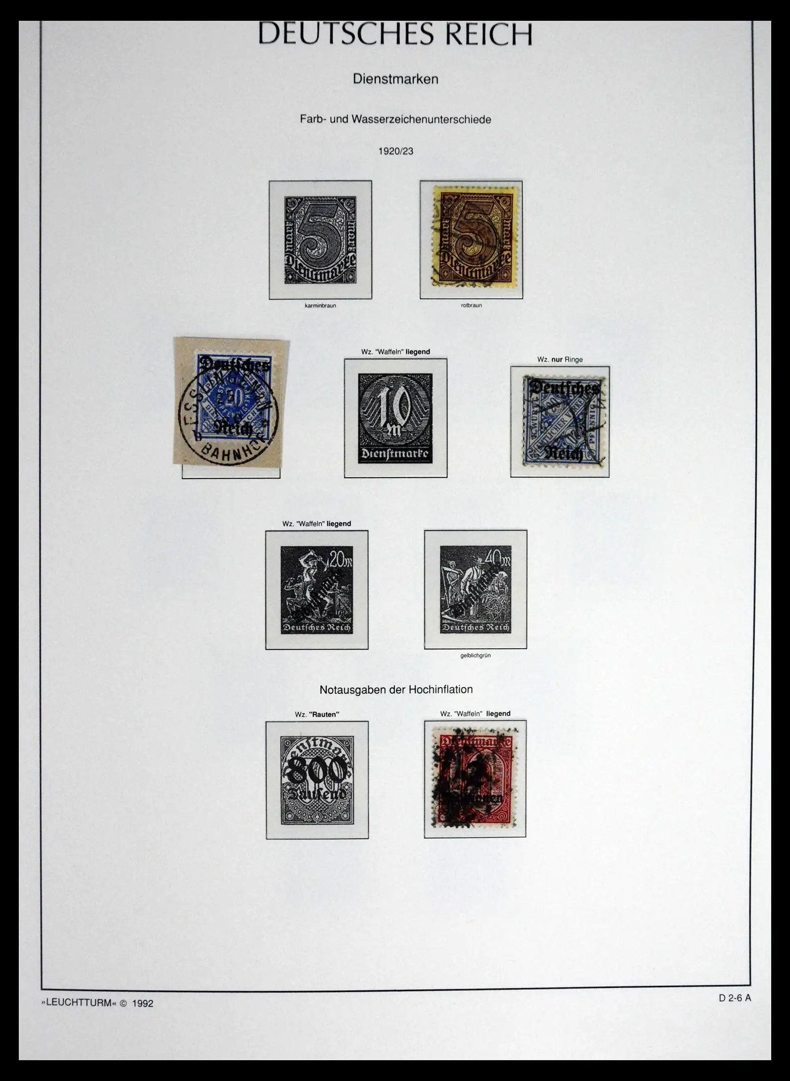 41690 0060 - Stamp collection 41690 Germany Reich used 1872-1945.