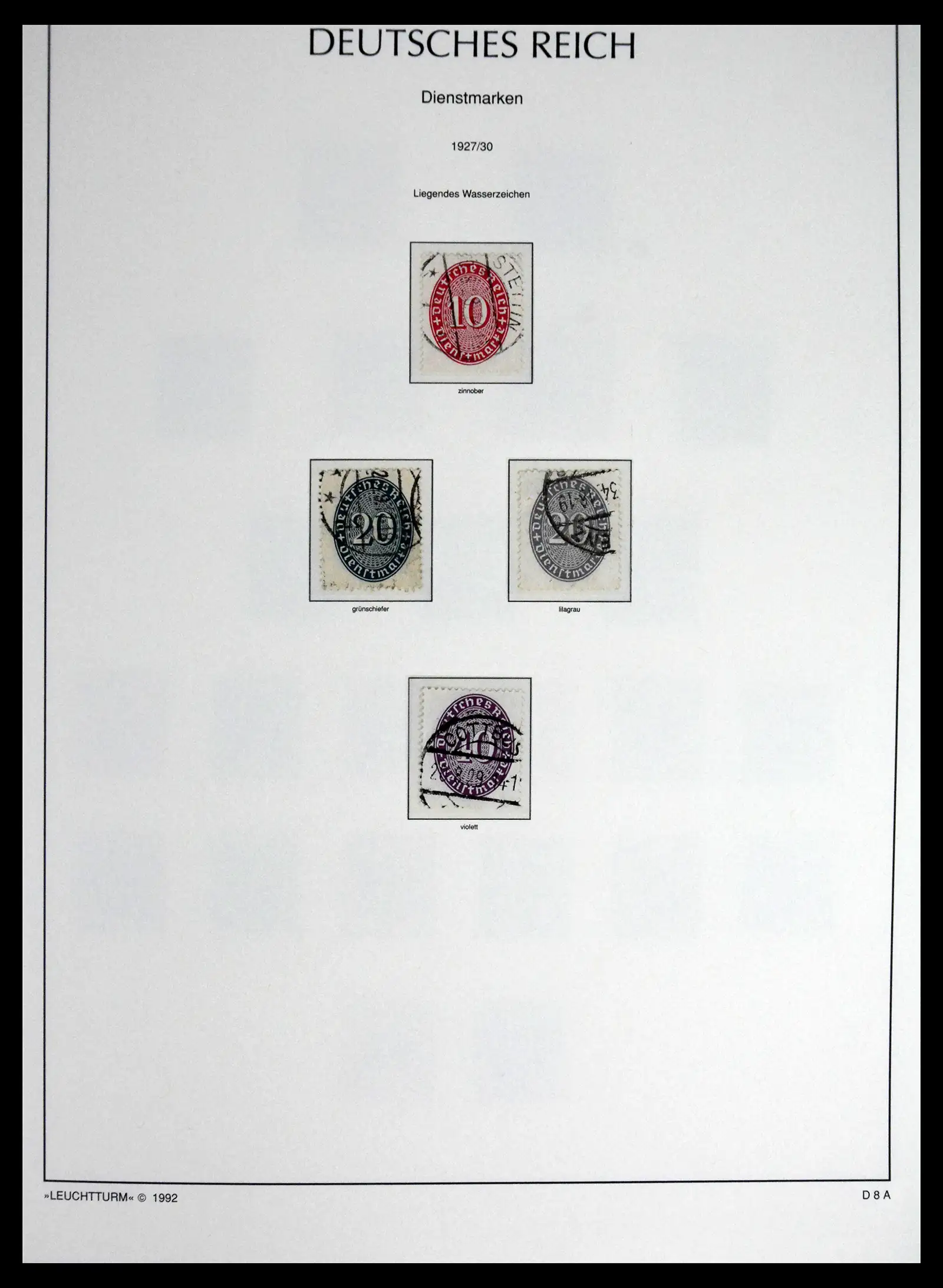 41690 0063 - Stamp collection 41690 Germany Reich used 1872-1945.