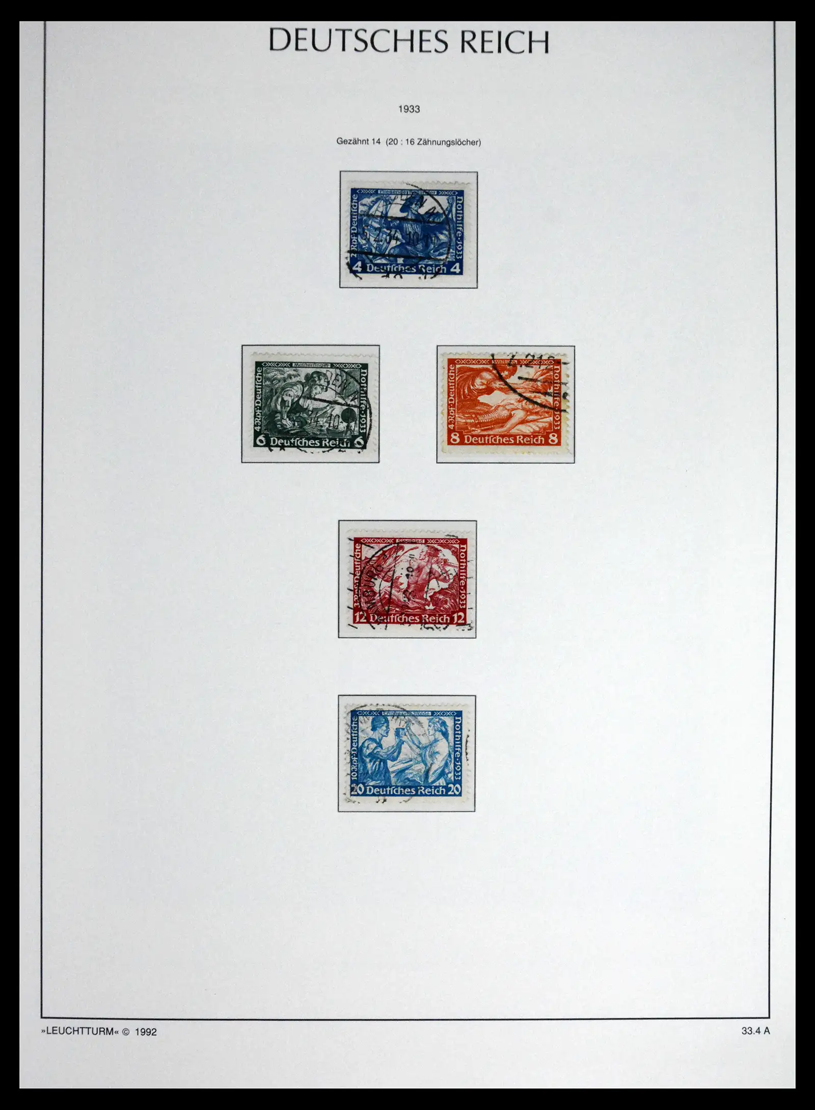 41690 0069 - Stamp collection 41690 Germany Reich used 1872-1945.
