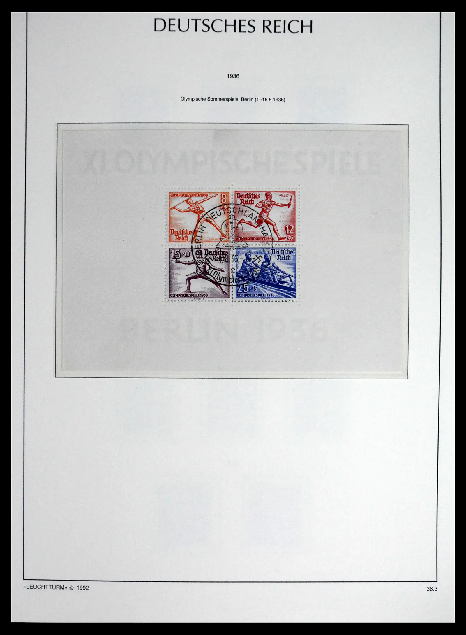 41690 0079 - Stamp collection 41690 Germany Reich used 1872-1945.