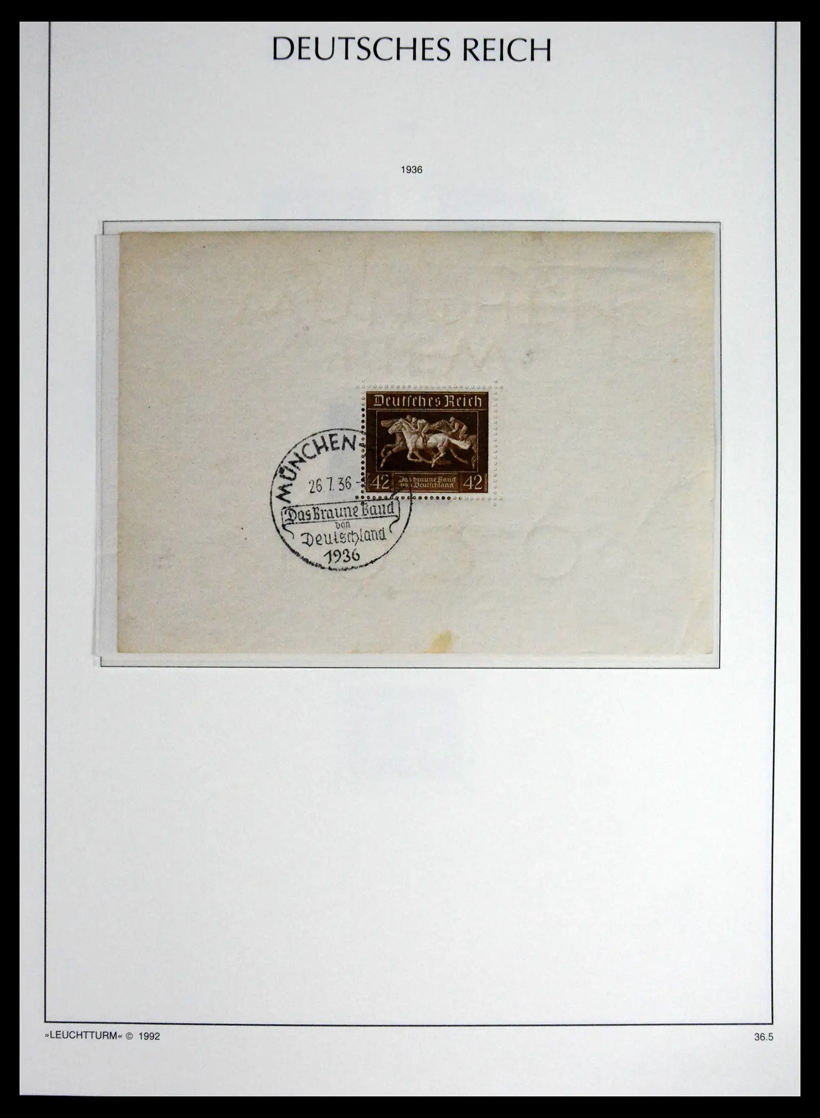 41690 0081 - Stamp collection 41690 Germany Reich used 1872-1945.