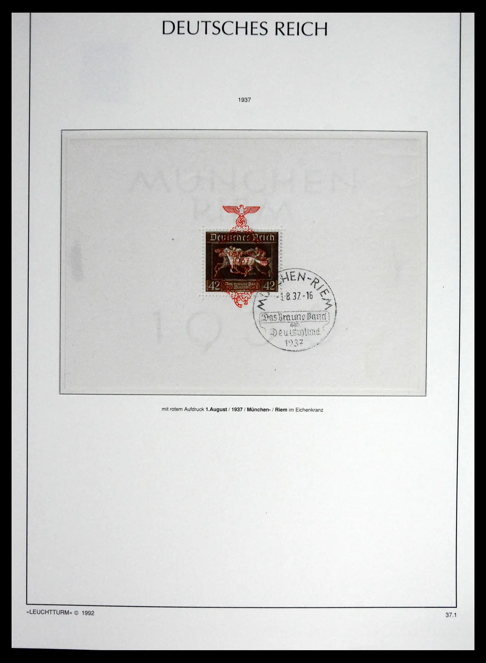 41690 0083 - Stamp collection 41690 Germany Reich used 1872-1945.