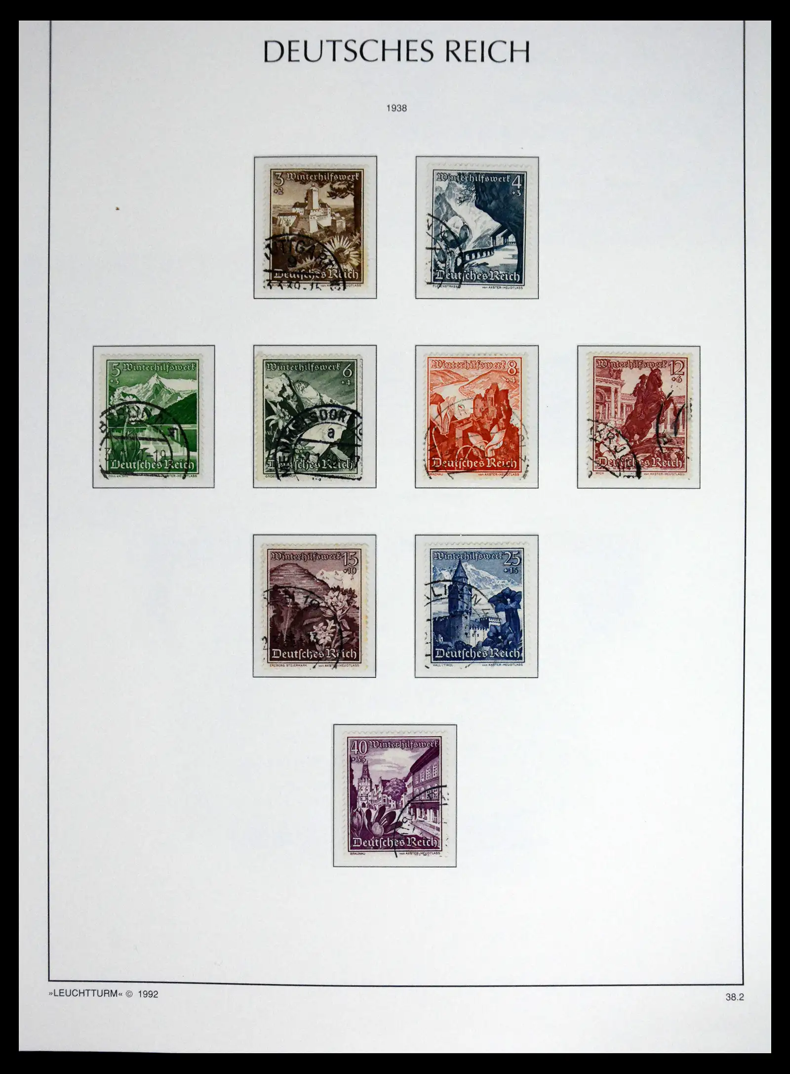 41690 0090 - Stamp collection 41690 Germany Reich used 1872-1945.