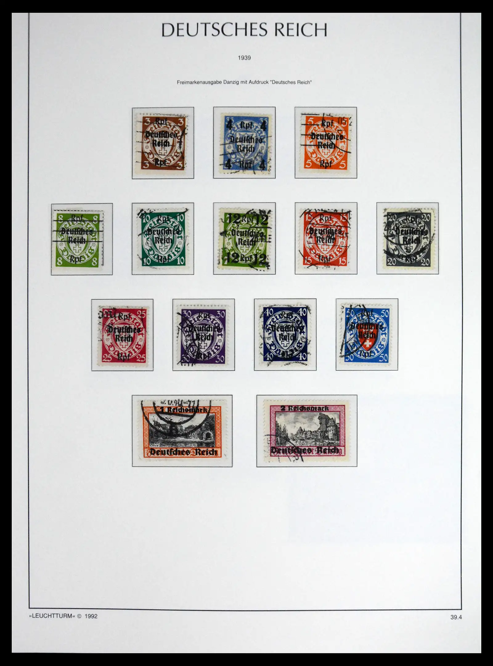41690 0095 - Stamp collection 41690 Germany Reich used 1872-1945.