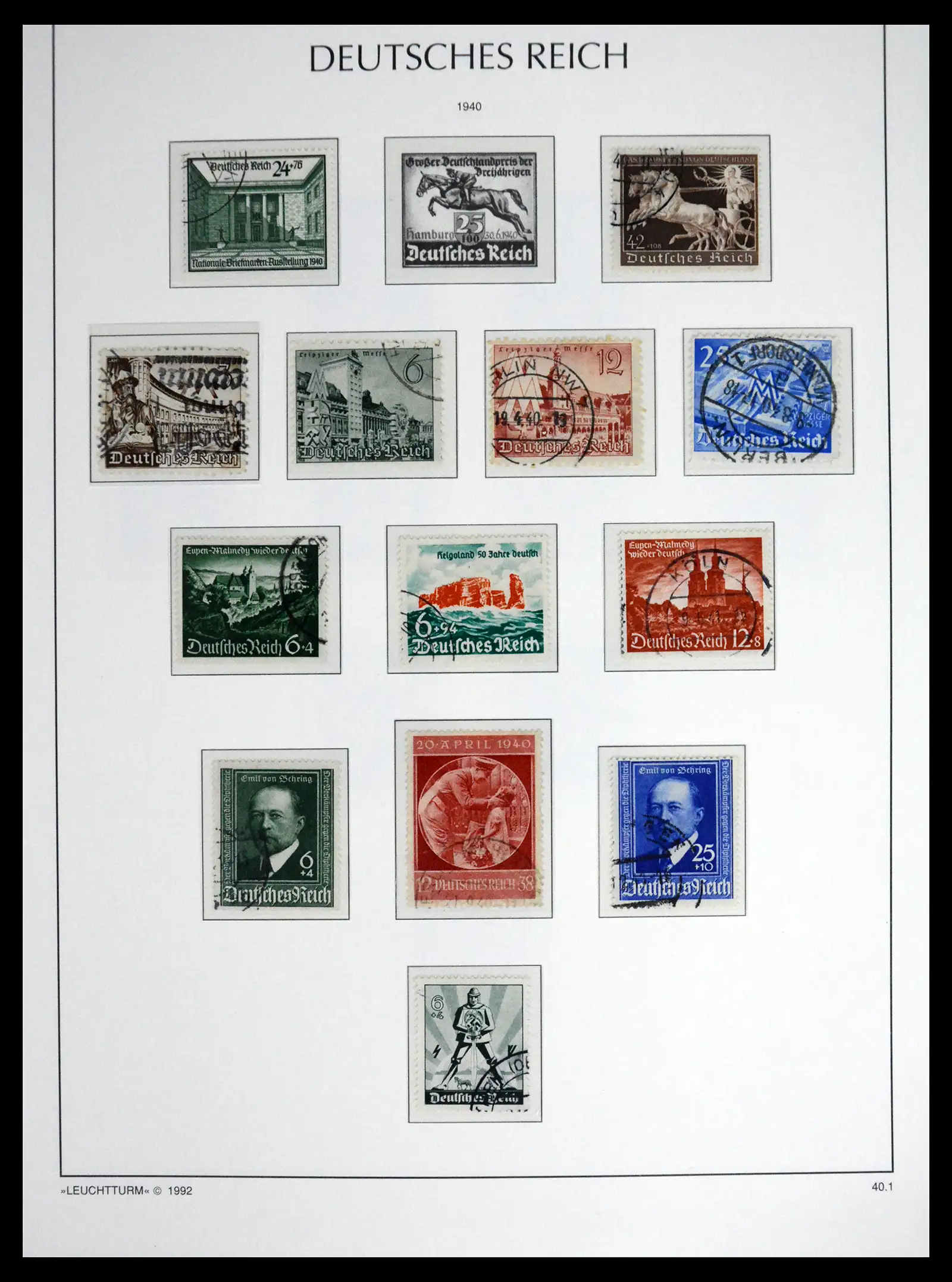 41690 0097 - Stamp collection 41690 Germany Reich used 1872-1945.