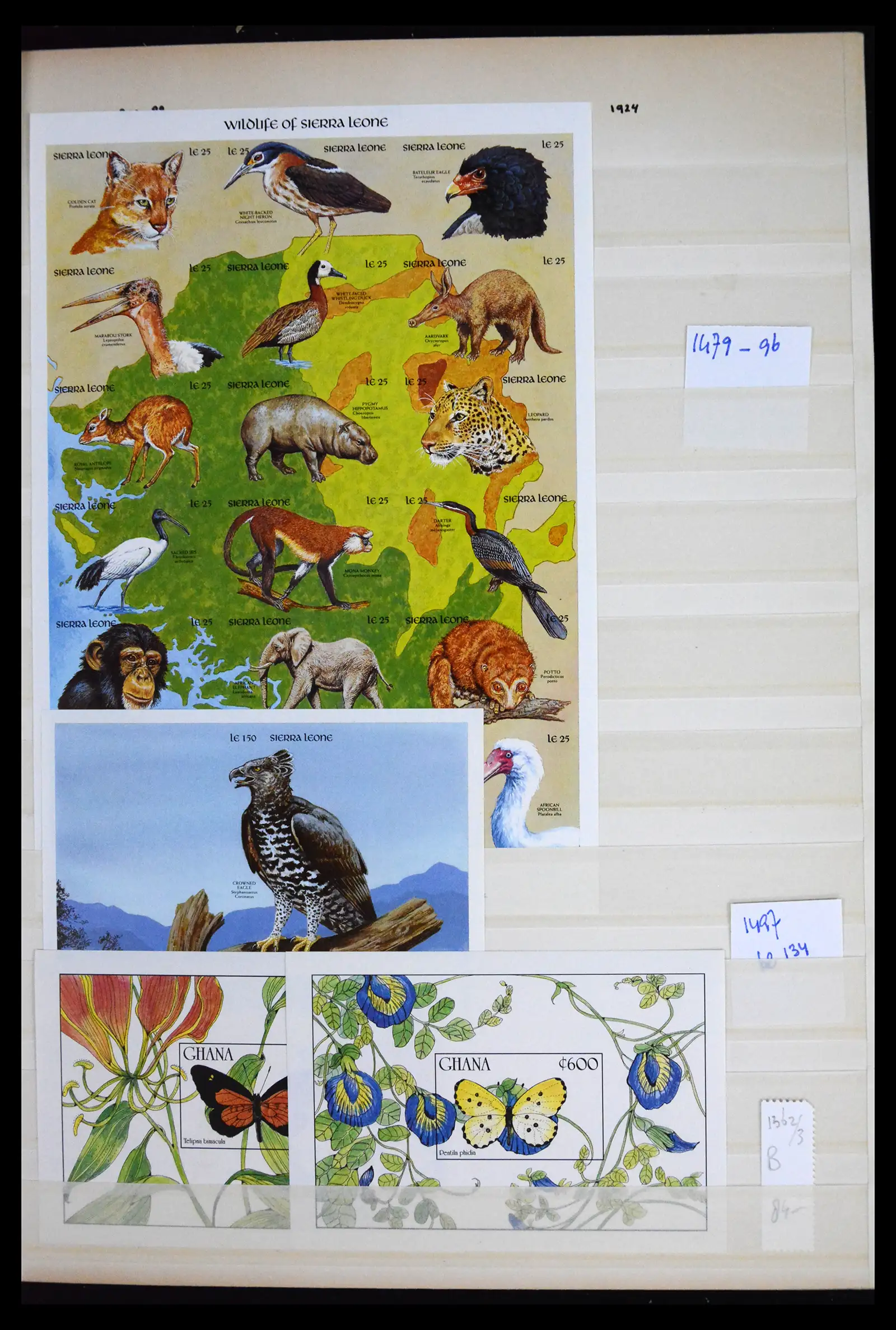 41691 0001 - Stamp collection 41691 Thematic animals imperforated 1950-2000.