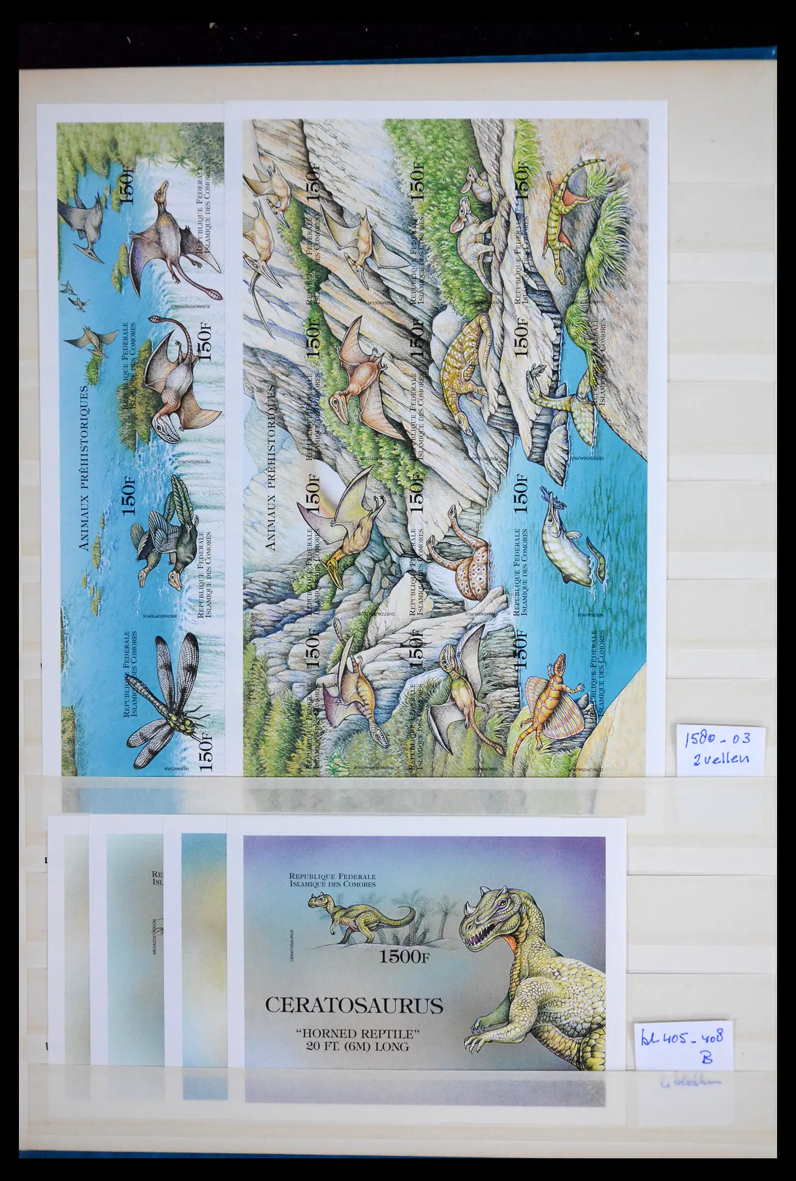 41691 0002 - Stamp collection 41691 Thematic animals imperforated 1950-2000.