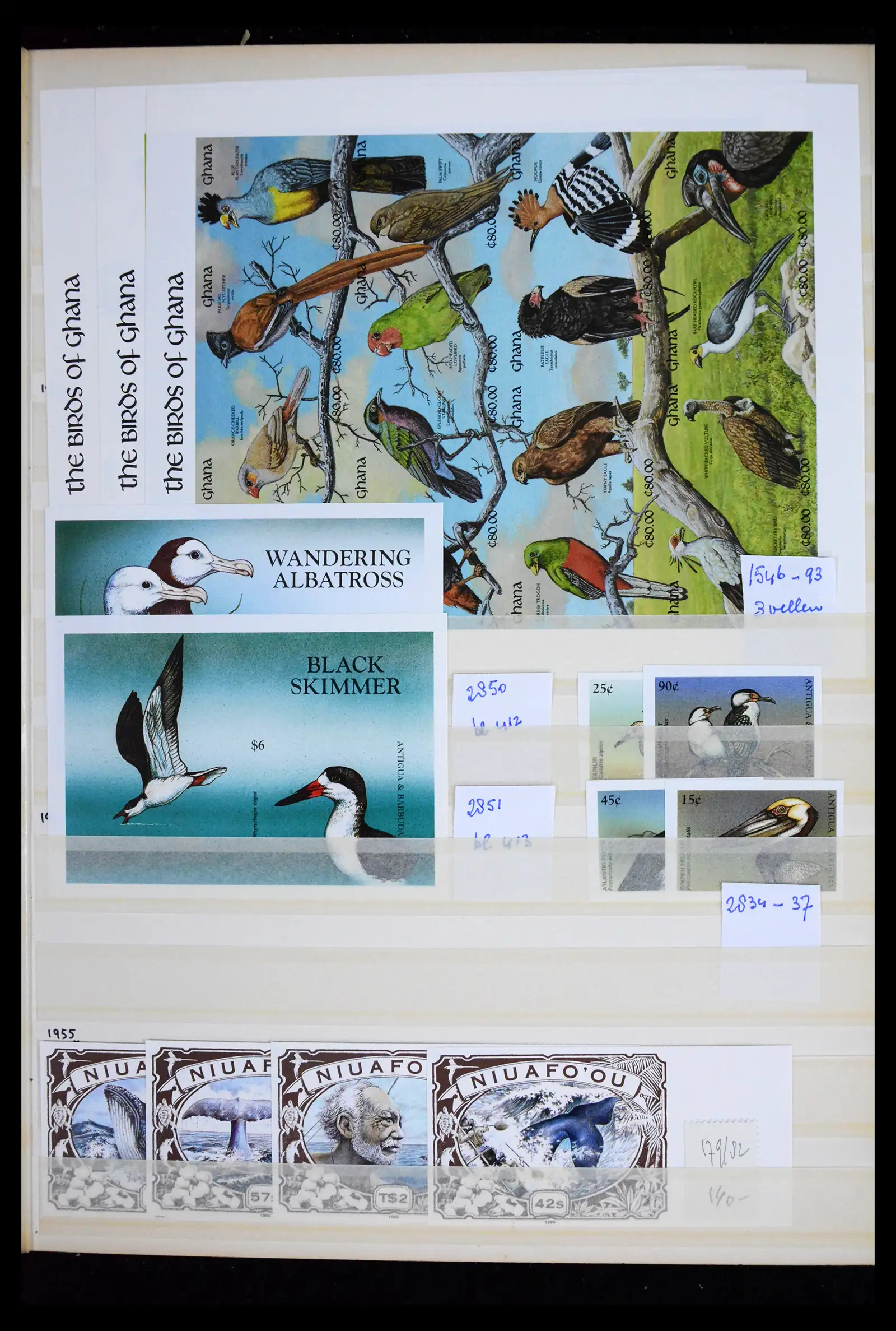 41691 0003 - Stamp collection 41691 Thematic animals imperforated 1950-2000.