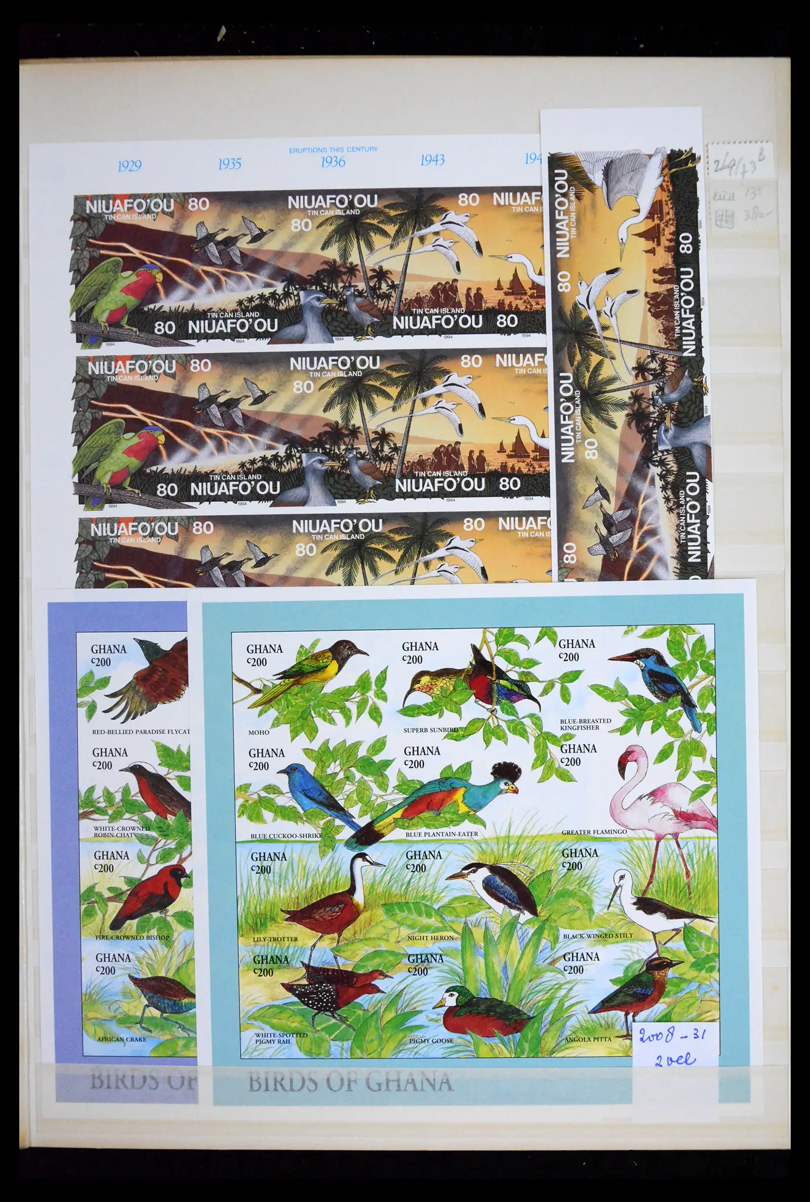 41691 0009 - Stamp collection 41691 Thematic animals imperforated 1950-2000.