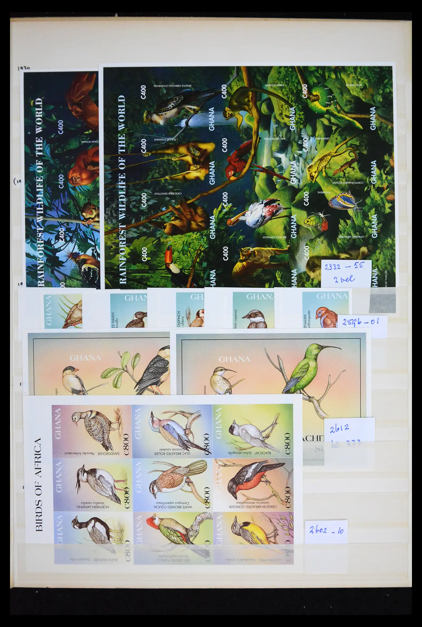 41691 0011 - Stamp collection 41691 Thematic animals imperforated 1950-2000.